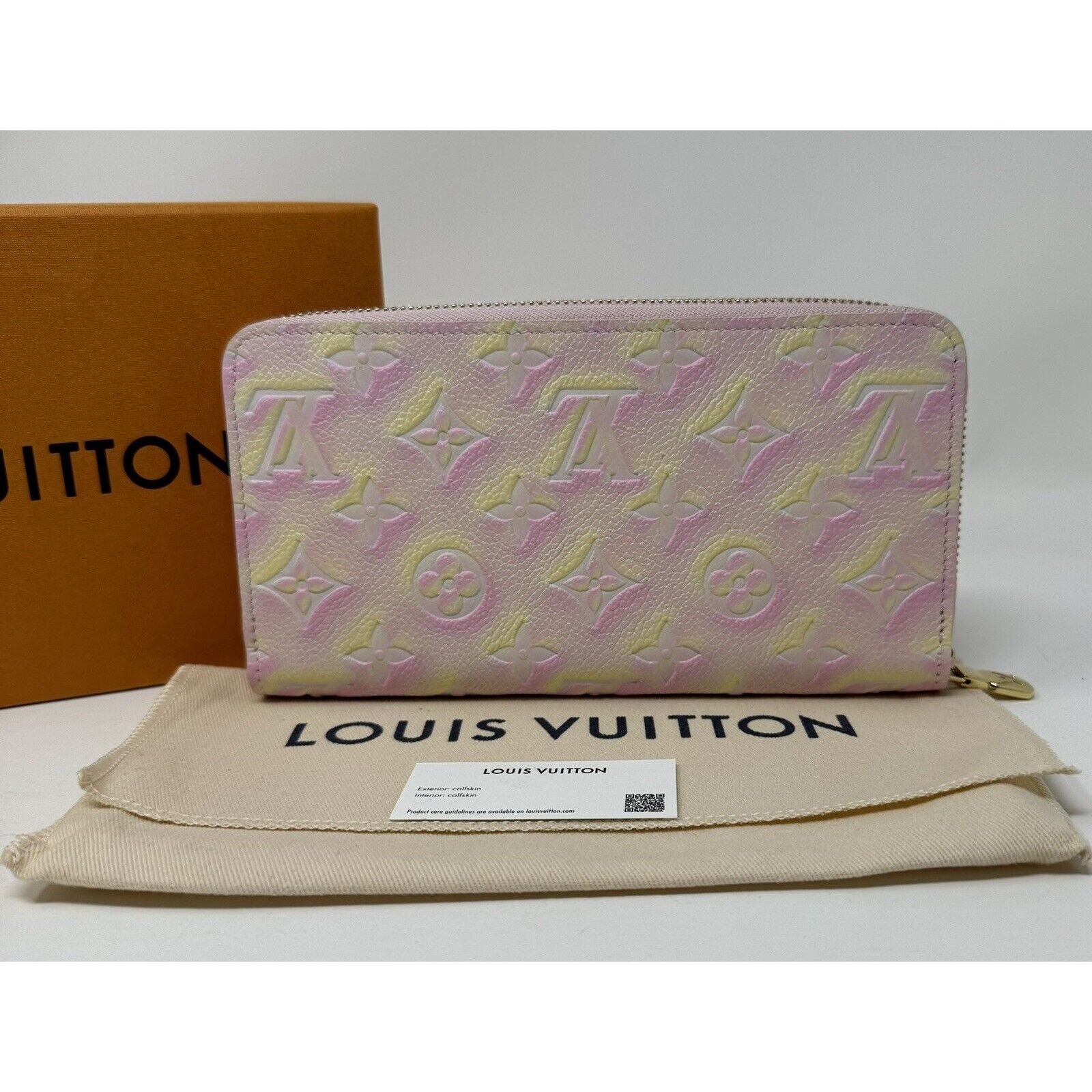 Louis Vuitton Louis Vuitton Stardust Zippy Wallet Pink/Yellow Shimmer Size ONE SIZE - 3 Thumbnail