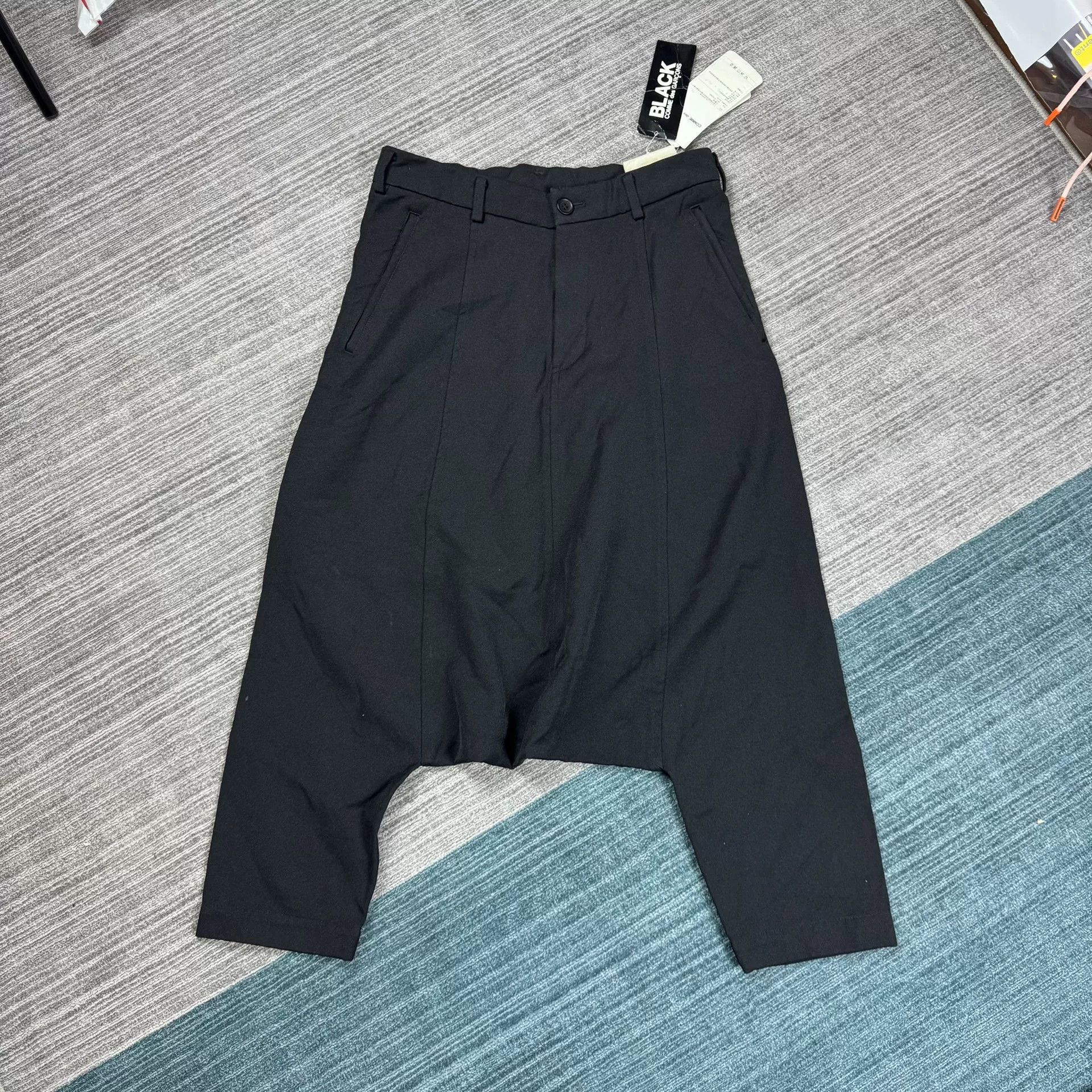 Comme des Garcons CDG Black Harem Pants for Sale Size US 26 / EU 42 - 1 Thumbnail