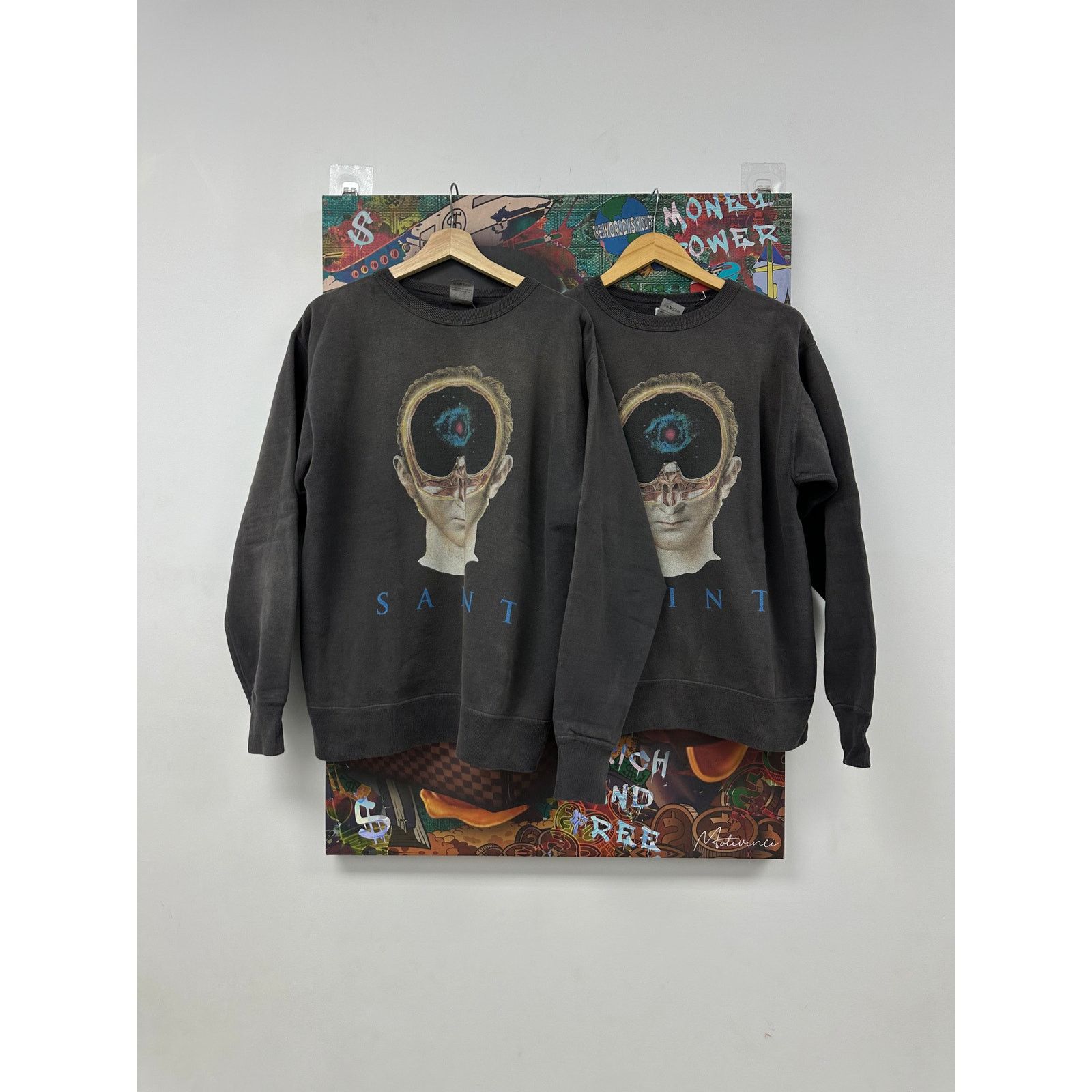Other St Mx6 Crewneck Grey Eye Future New With Tags Medium Size US M / EU 48-50 / 2 - 2 Thumbnail