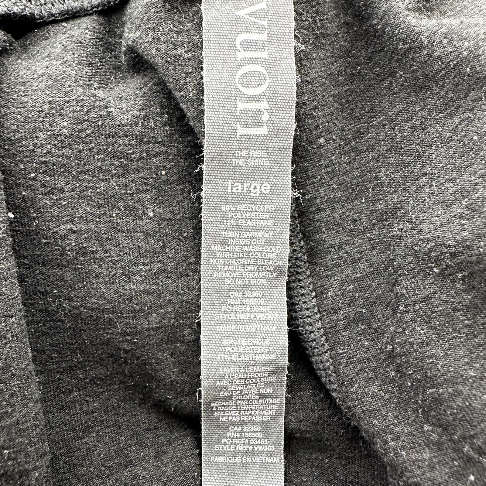 Vuori Performance Joggers Relaxed Tapered Crop Black Heather