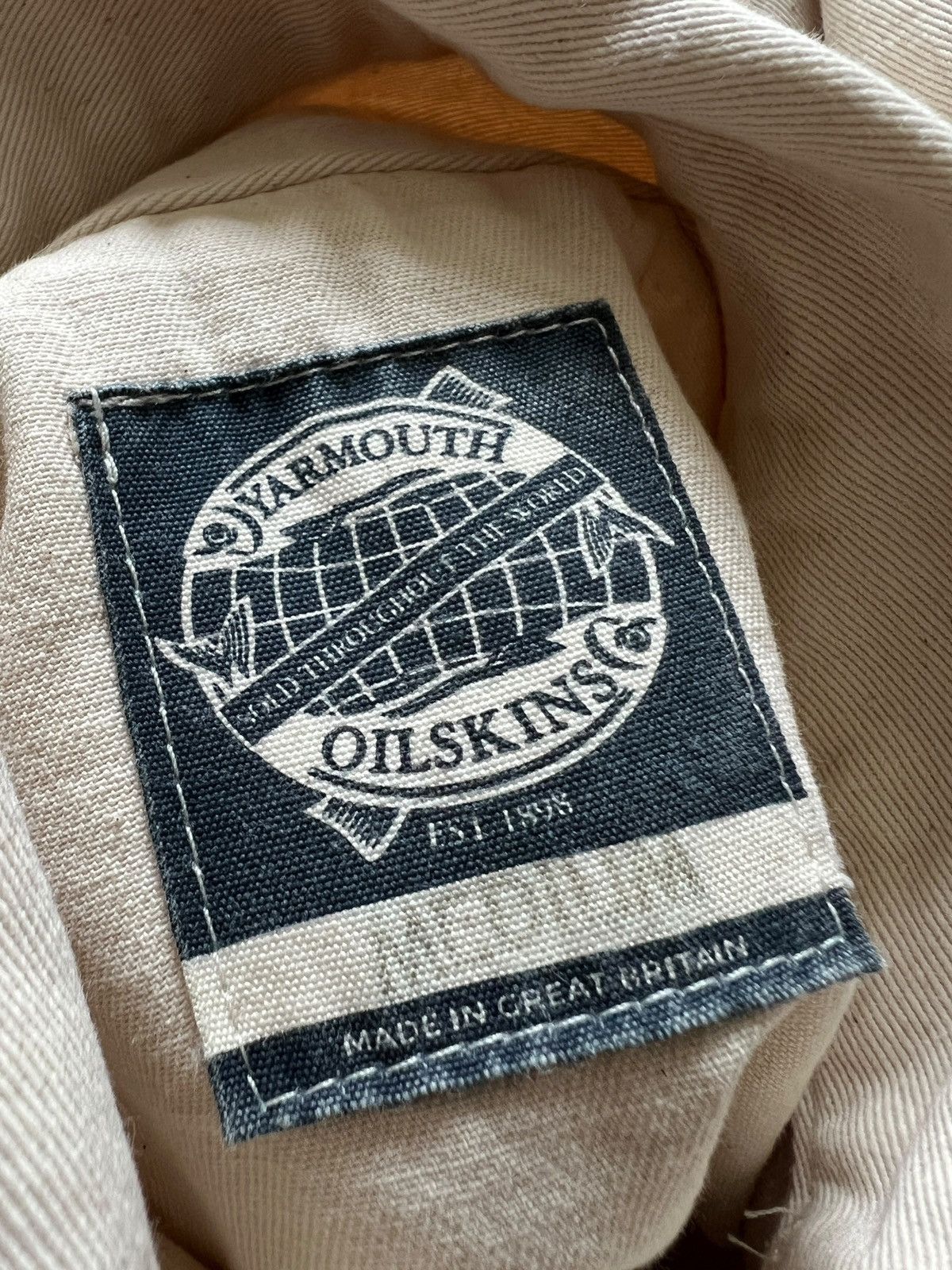 Vintage Yarmouth Oilskins 🇬🇧 Canvas Military Style Smock Work Shirt Size US M / EU 48-50 / 2 - 12 Thumbnail