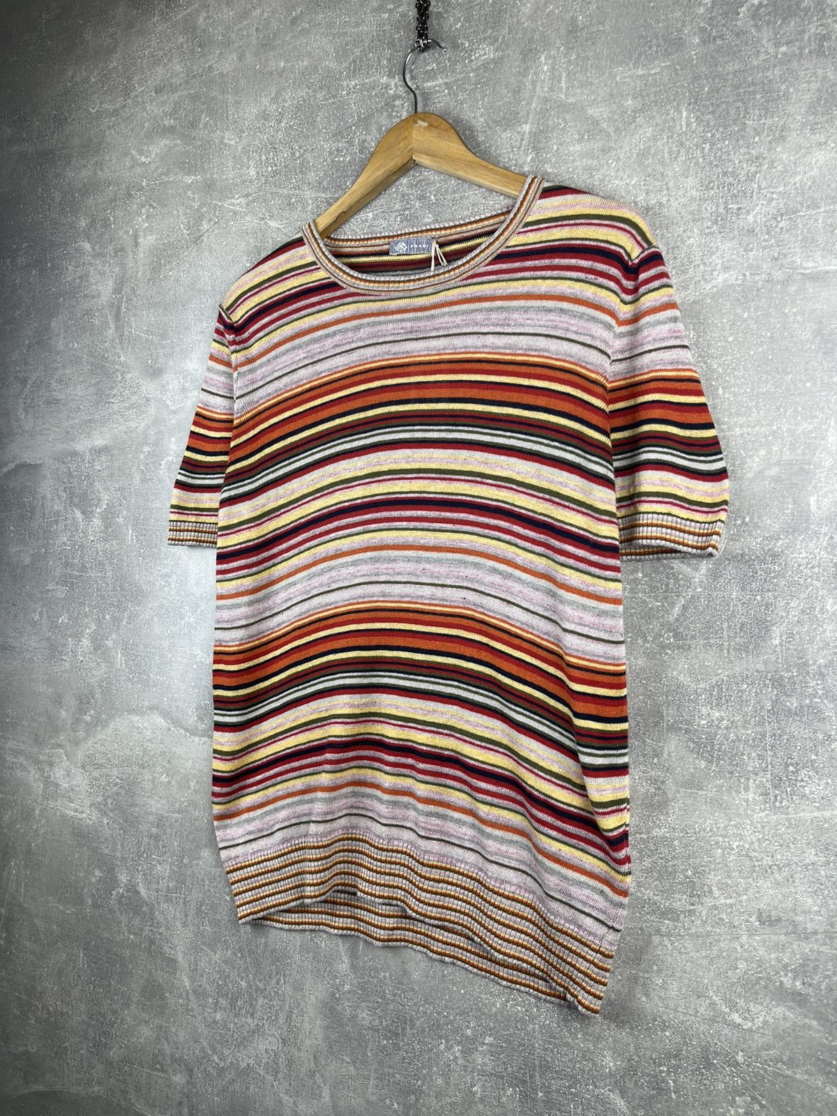 Other Fradi NWT Luxury Stripped T-Shirt Linen Cotton Size US M / EU 48-50 / 2 - 2 Thumbnail