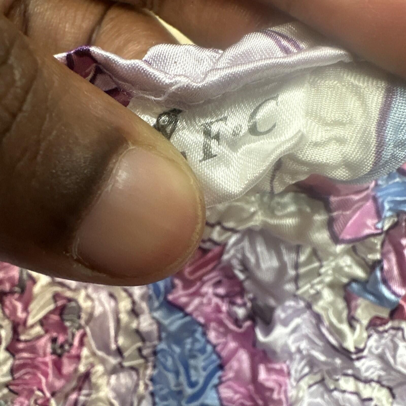 FCUK Satin Green Pink Purple Popcorn Magic Stretch Top Fairy Size ONE SIZE - 2 Thumbnail