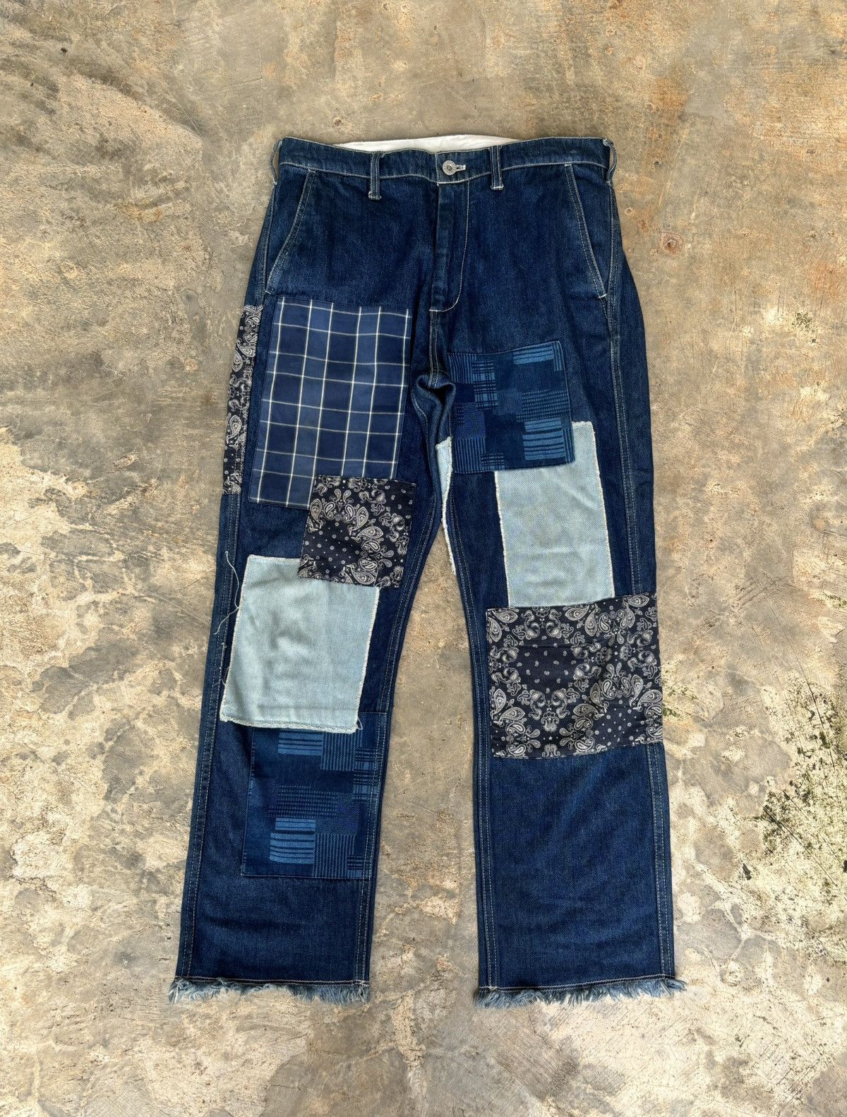 Hysteric Glamour Patchwork Unstudied Kapital Style Pants Size US 30 / EU 46 - 1 Thumbnail