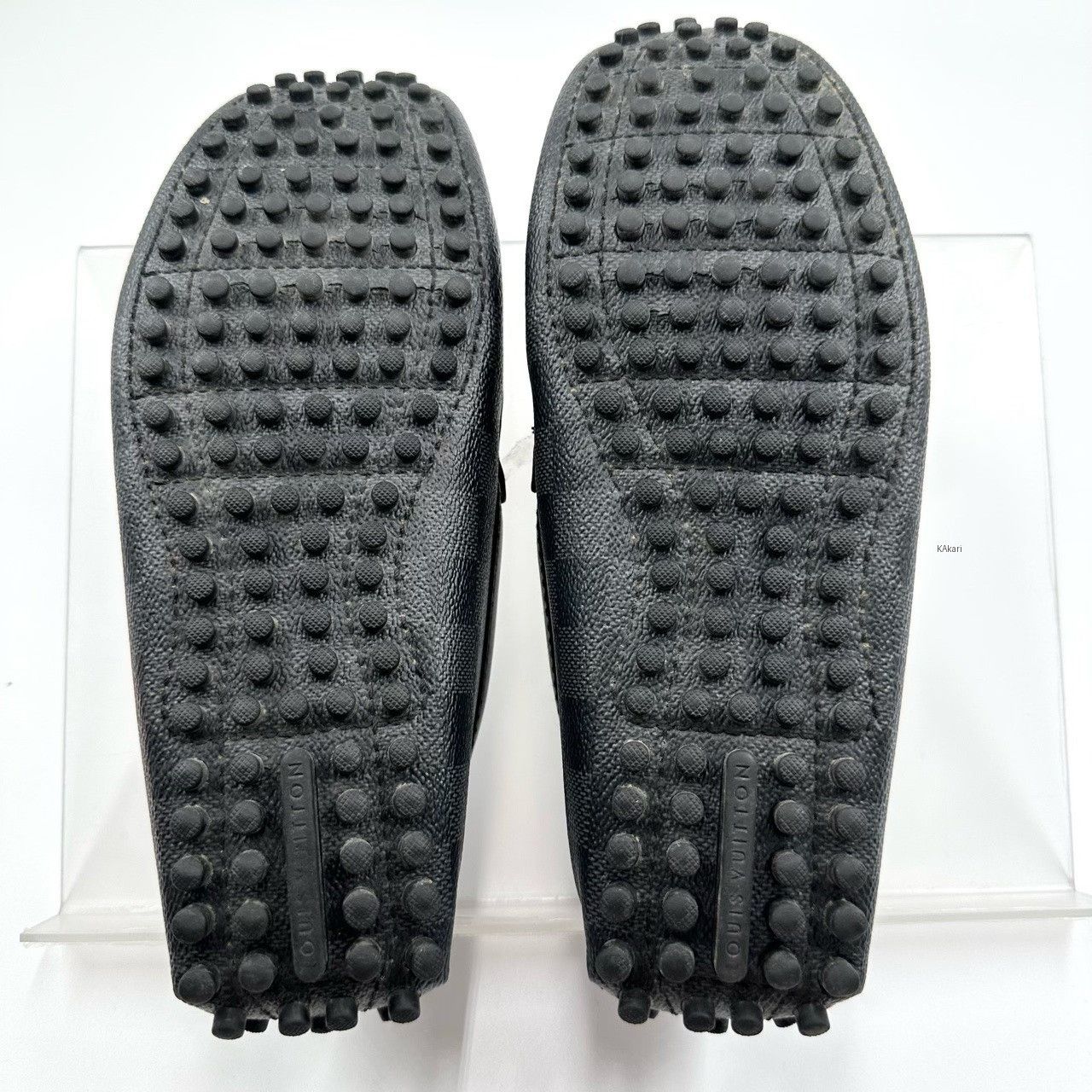 Louis Vuitton Louis Vuitton Black Gray Check Loafers Size US 6.5 / EU 39-40 - 7 Thumbnail
