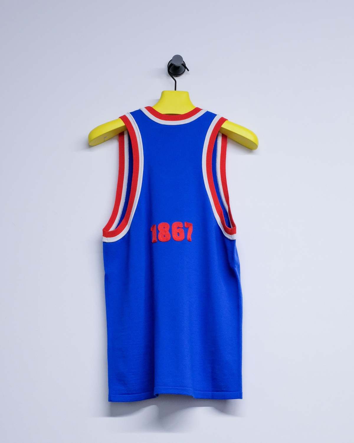 Wales Bonner o1mle0825 Founders Tank Top in Blue Size US L / EU 52-54 / 3 - 2 Thumbnail