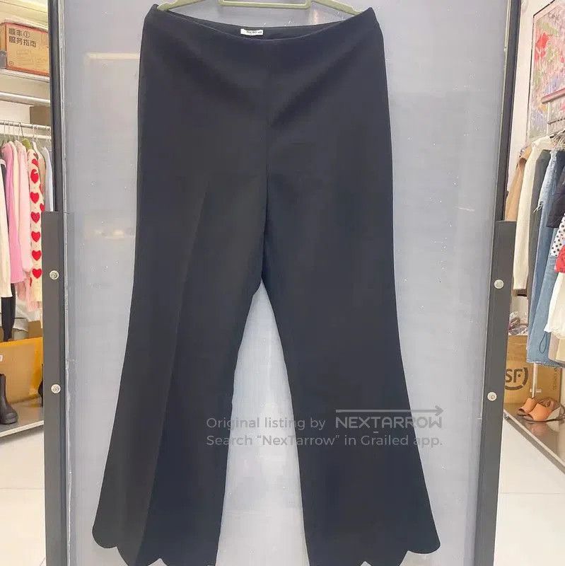 Miu Miu Miu Miu Black Casual Cotton Pants . Size 23" - 1 Thumbnail
