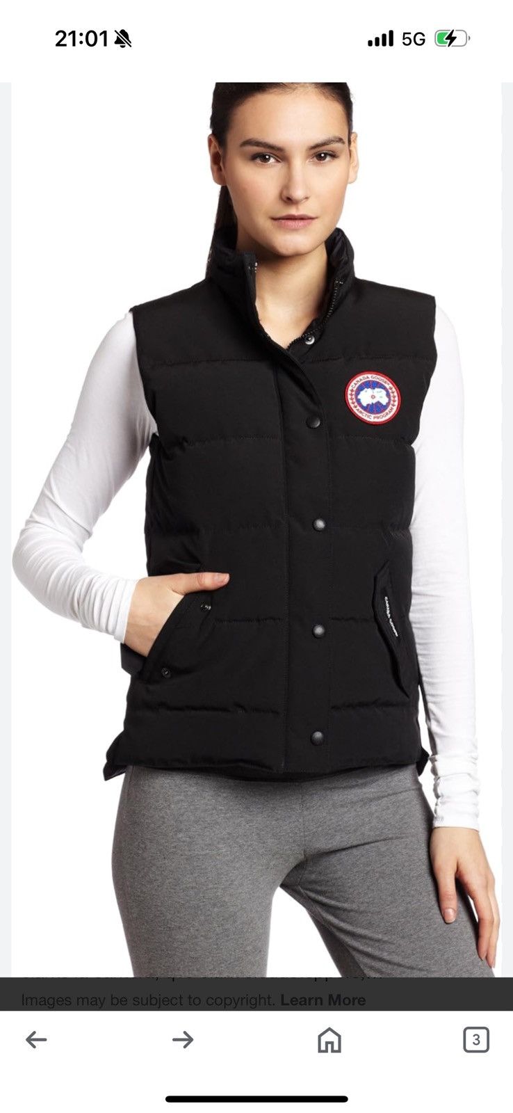 Canada Goose CANADA GOOSE gilet Study photos for REAL TAPE MEASUREMENTS Size M / US 6-8 / IT 42-44 - 2 Thumbnail