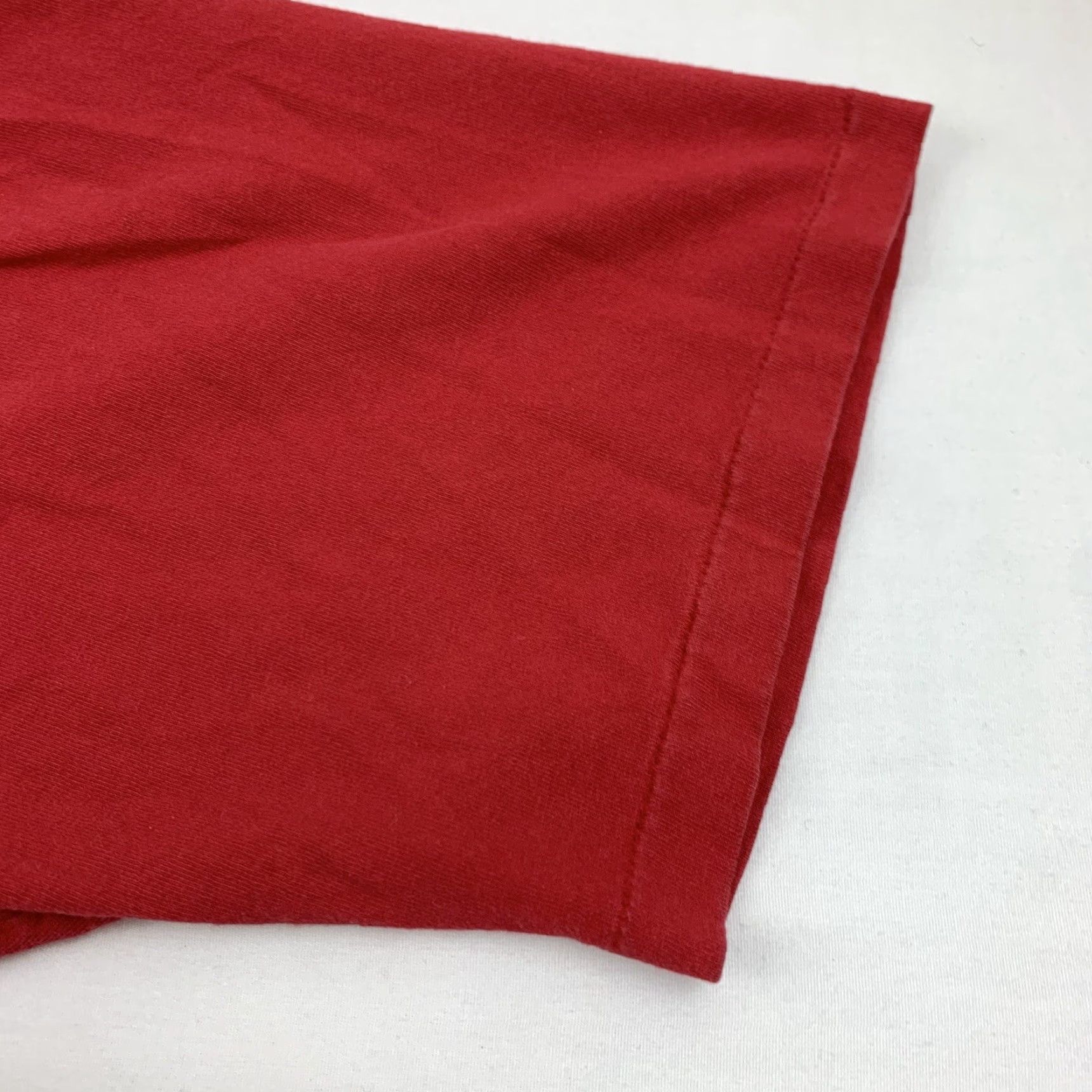 Vintage VINTAGE UNIONBAY Shirt Adult Medium Red V Neck 90s Grunge Surfing Athletics Y2K Mens Size US M / EU 48-50 / 2 - 6 Thumbnail