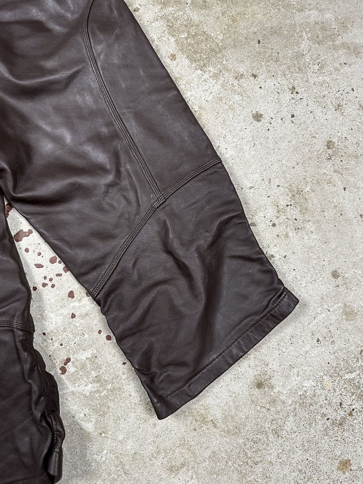 Other Vintage 90s Genuine Leather Shorts Archive rare Size US 32 / EU 48 - 9 Thumbnail