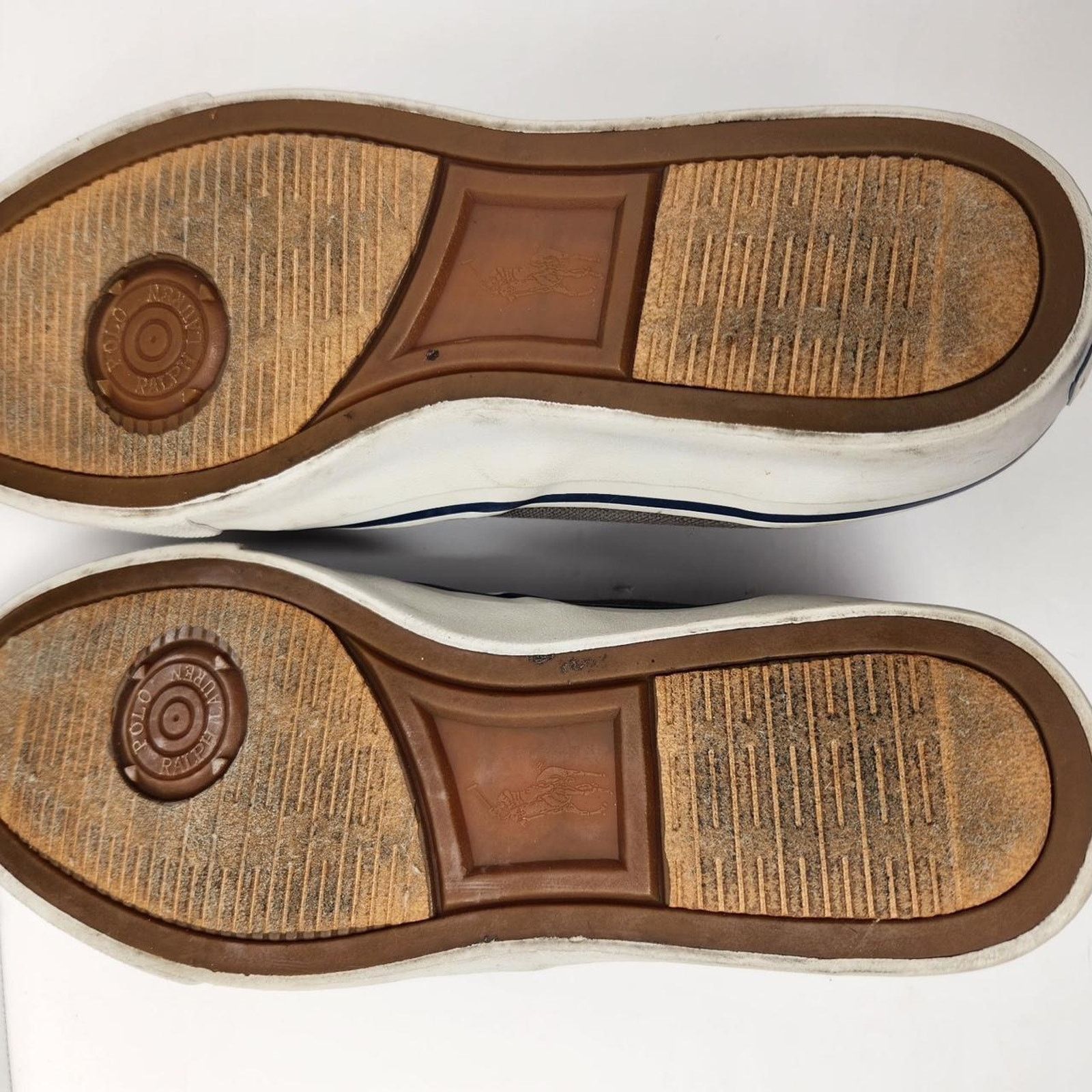 Polo Ralph Lauren Grey Polo Ralph Lauren Slip On Sneakers Size US 10 / EU 43 - 8 Thumbnail