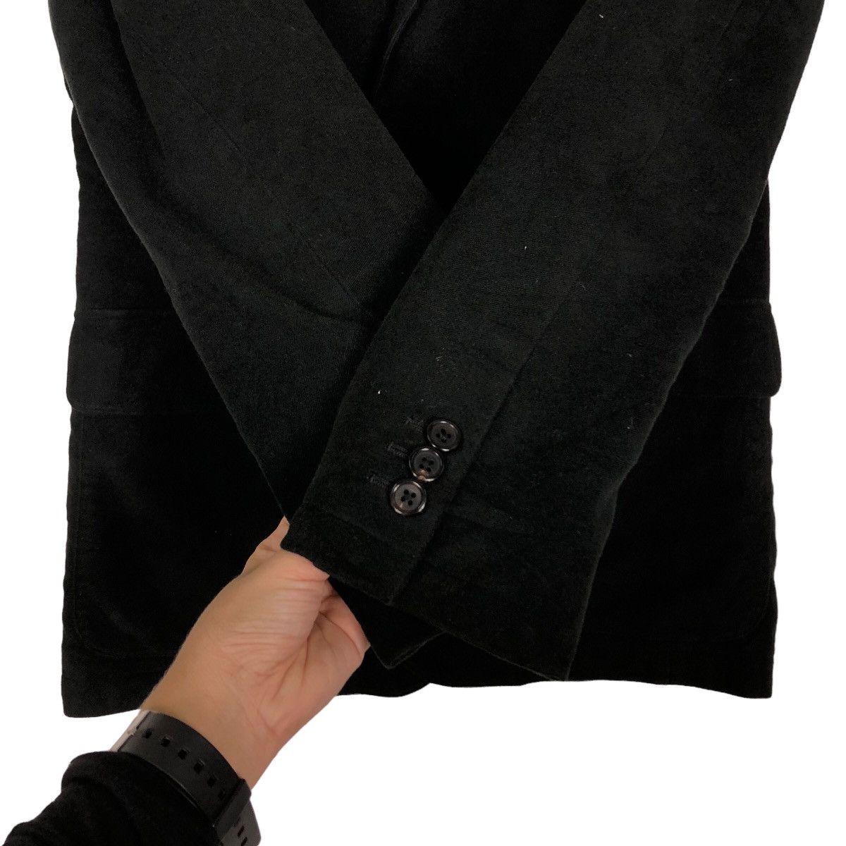Margaret Howell 🔥Rich Black Vtg Chore Work Jacket Margaret Howell Japan Size US M / EU 48-50 / 2 - 13 Thumbnail