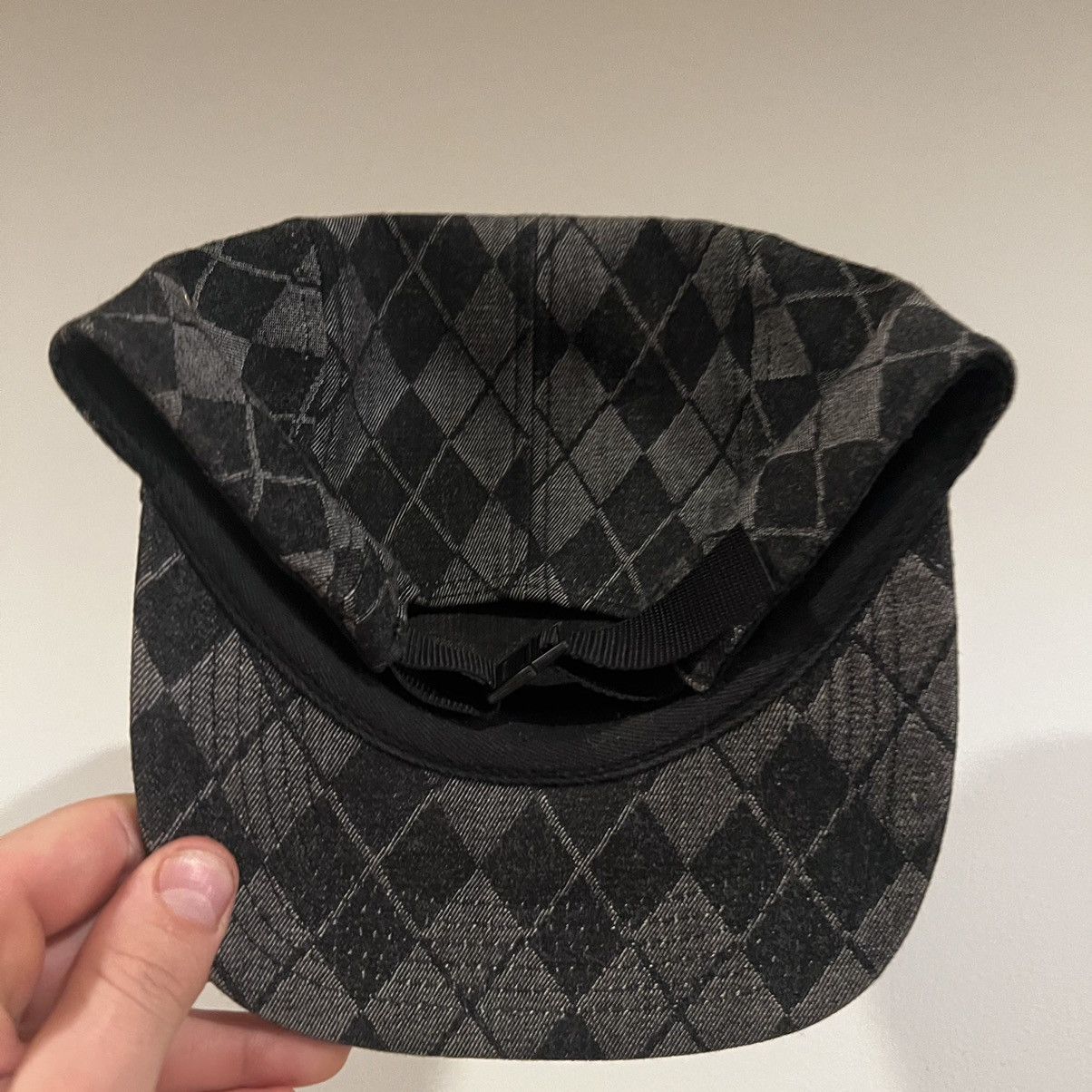 Supreme Supreme Denim Argyle Camp Cap Size ONE SIZE - 12 Thumbnail