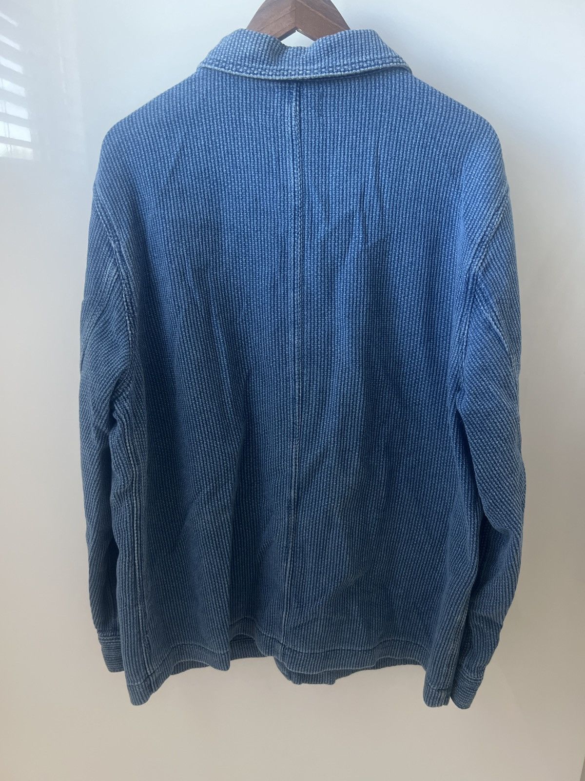 Taylor Stitch Taylor Stitch Indigo Waffle Knit Overshirt Jacket Size 46 XL Size US M / EU 48-50 / 2 - 4 Thumbnail