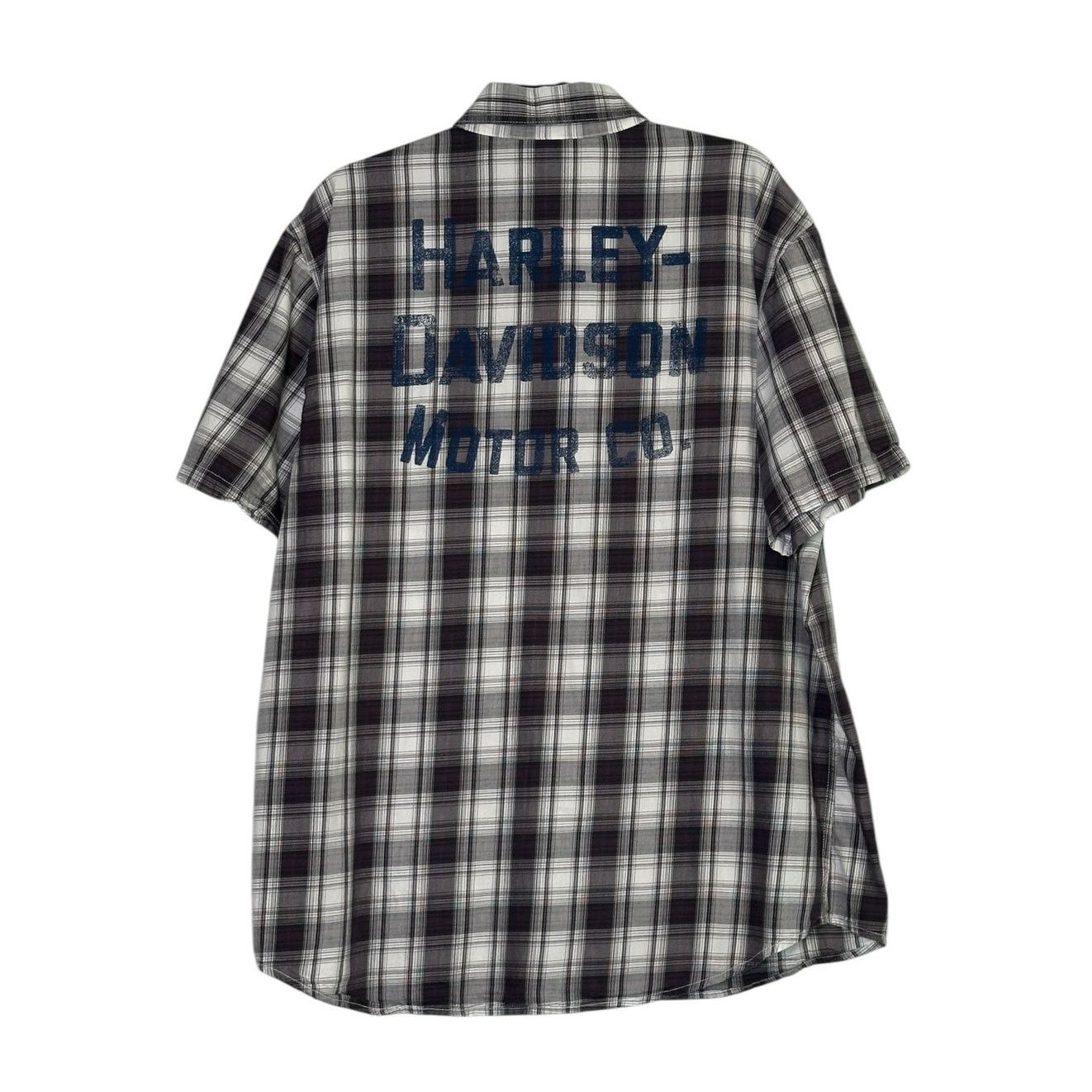 Harley Davidson Harley Davidson plaid short sleeves button shirt size XL Size US XL / EU 56 / 4 - 2 Thumbnail