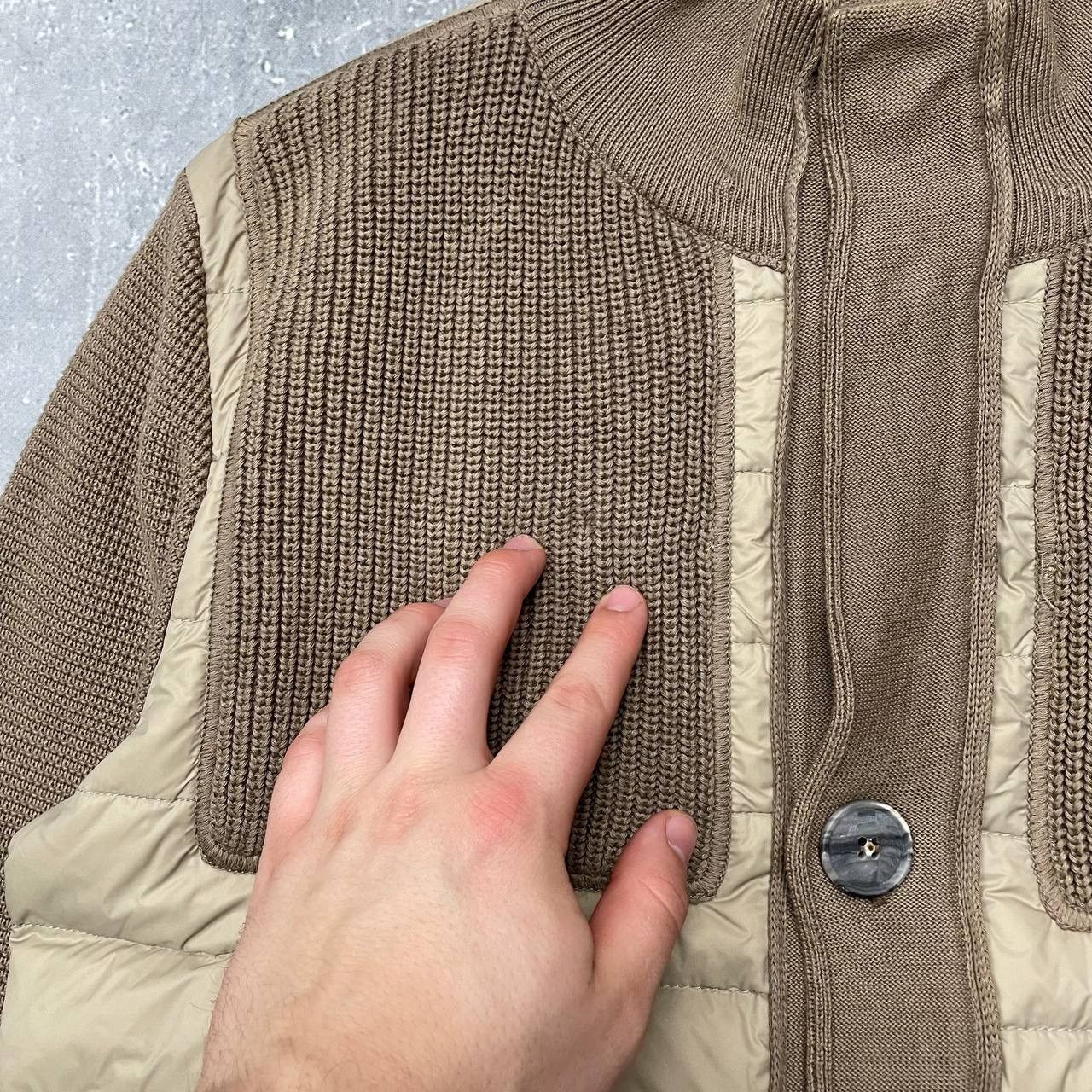 Bark Bark Knit Down Button-Up Cardigan Brown Size M Size US M / EU 48-50 / 2 - 4 Thumbnail