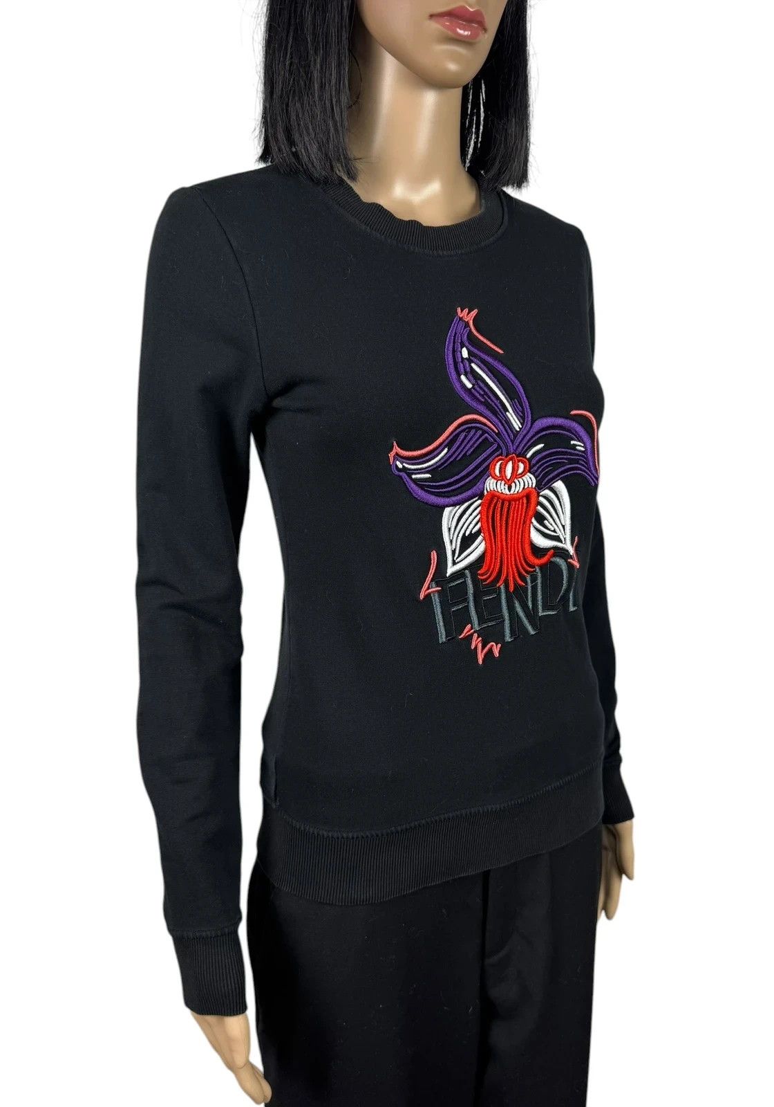 Fendi Fendi Sweatshirt Embroidered size 38 Size XS / US 0-2 / IT 36-38 - 3 Thumbnail