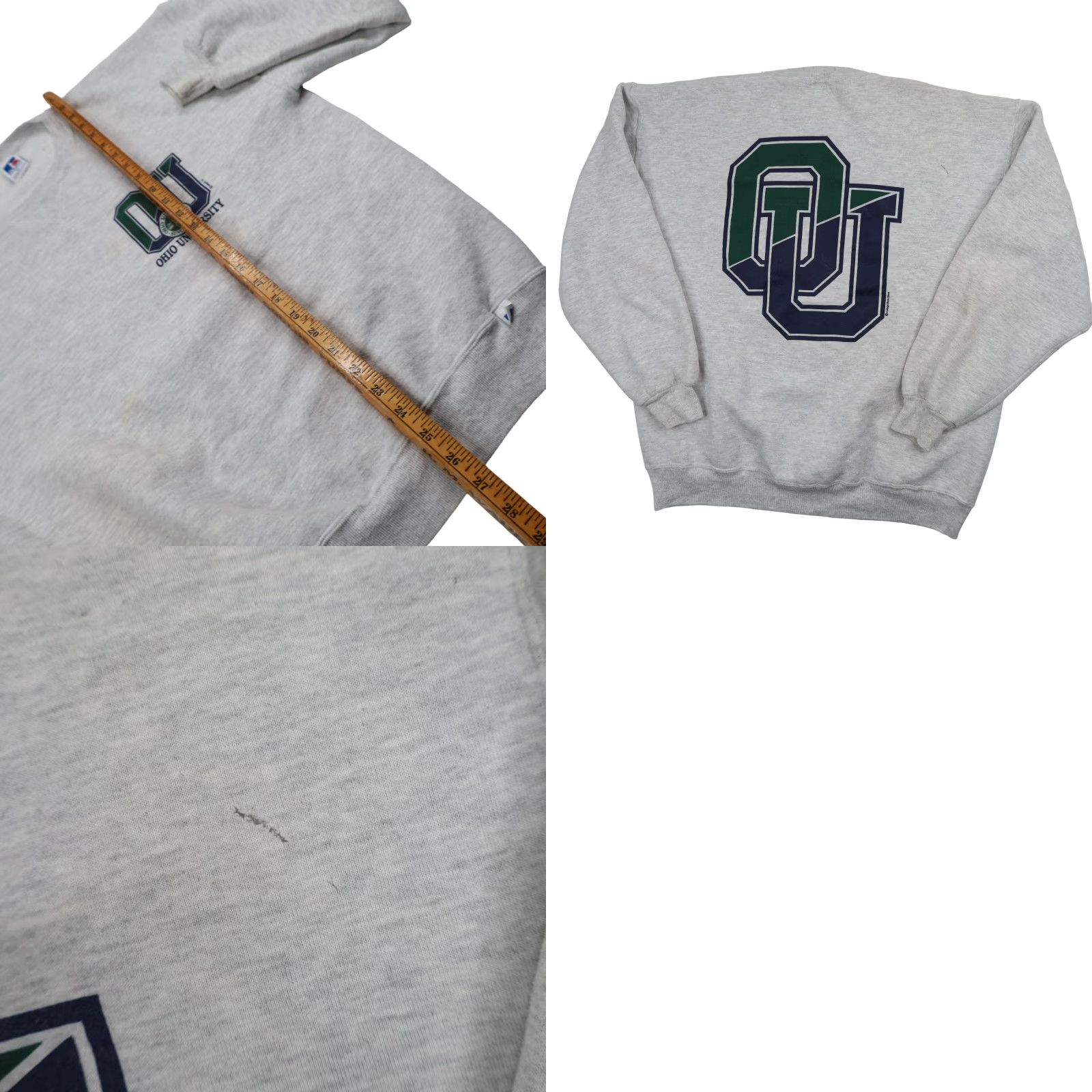 Russell Athletic VINTAGE Russell Athletics Ohio University XL Graphic Spellout Sweatshirt Gray Mens XL Graphic Spellout Sweatshirt Ohio University Russell Athletic Size US XL / EU 56 / 4 - 8 Thumbnail