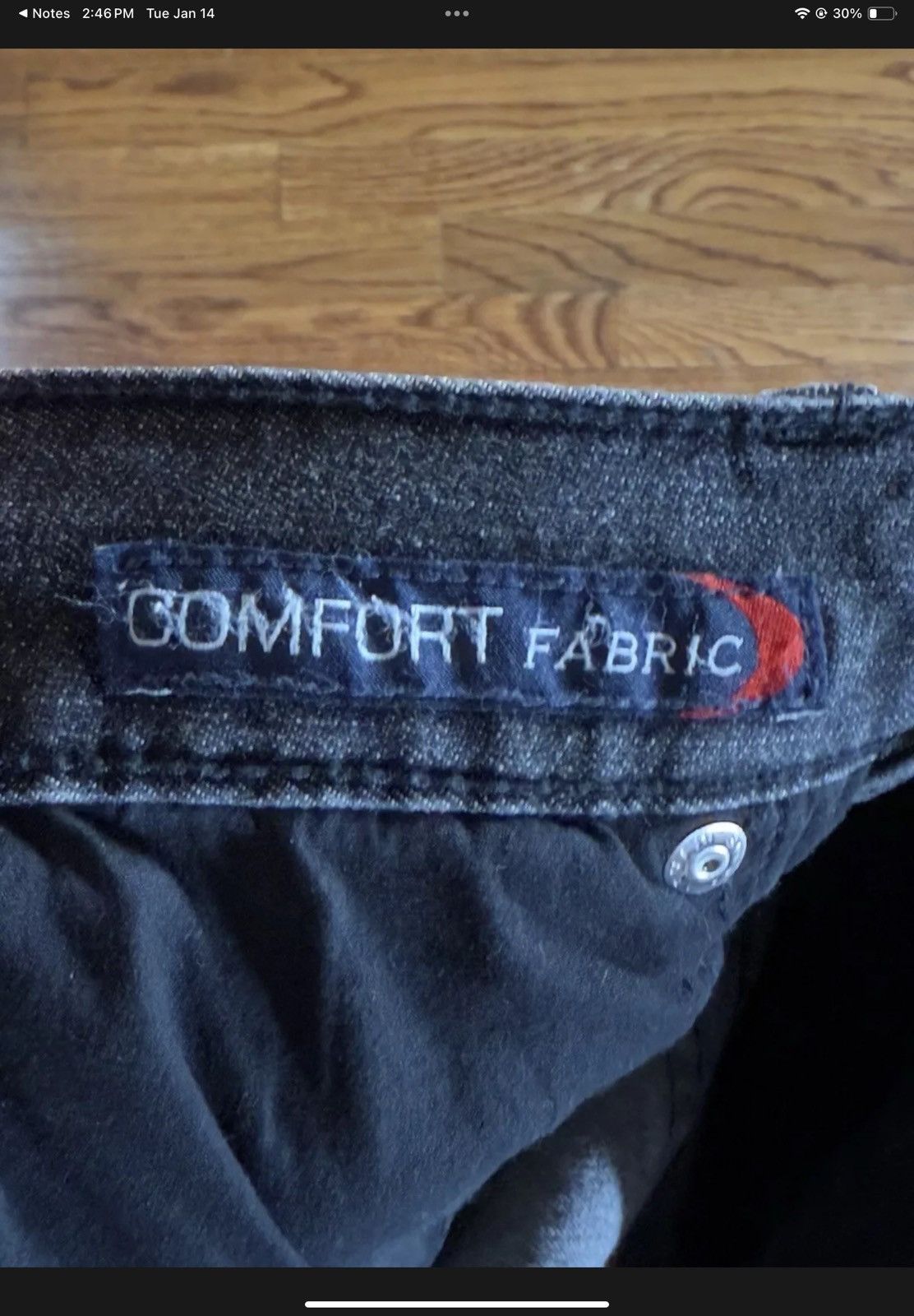 Armani Armani Jeans Men Black Straight Leg 31x31 Size US 31 - 7 Thumbnail
