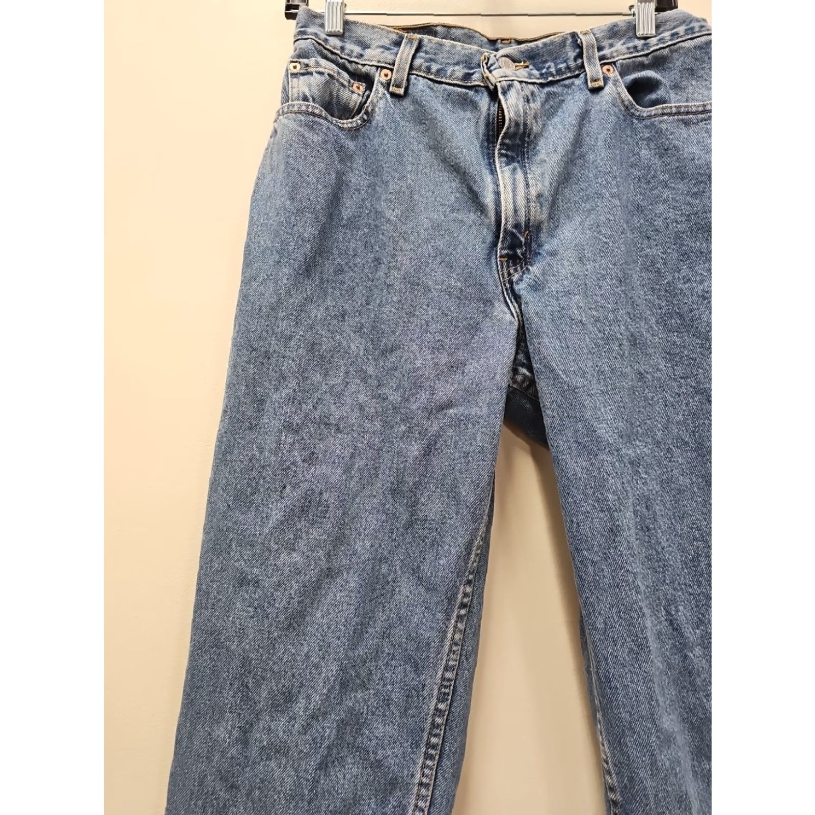 Levi's VINTAGE Levi’s 550 Denim Jeans Women’s Size 12 Regular Blue 5-Pocket Design 90s Size 34" / US 12 / IT 48 - 4 Thumbnail