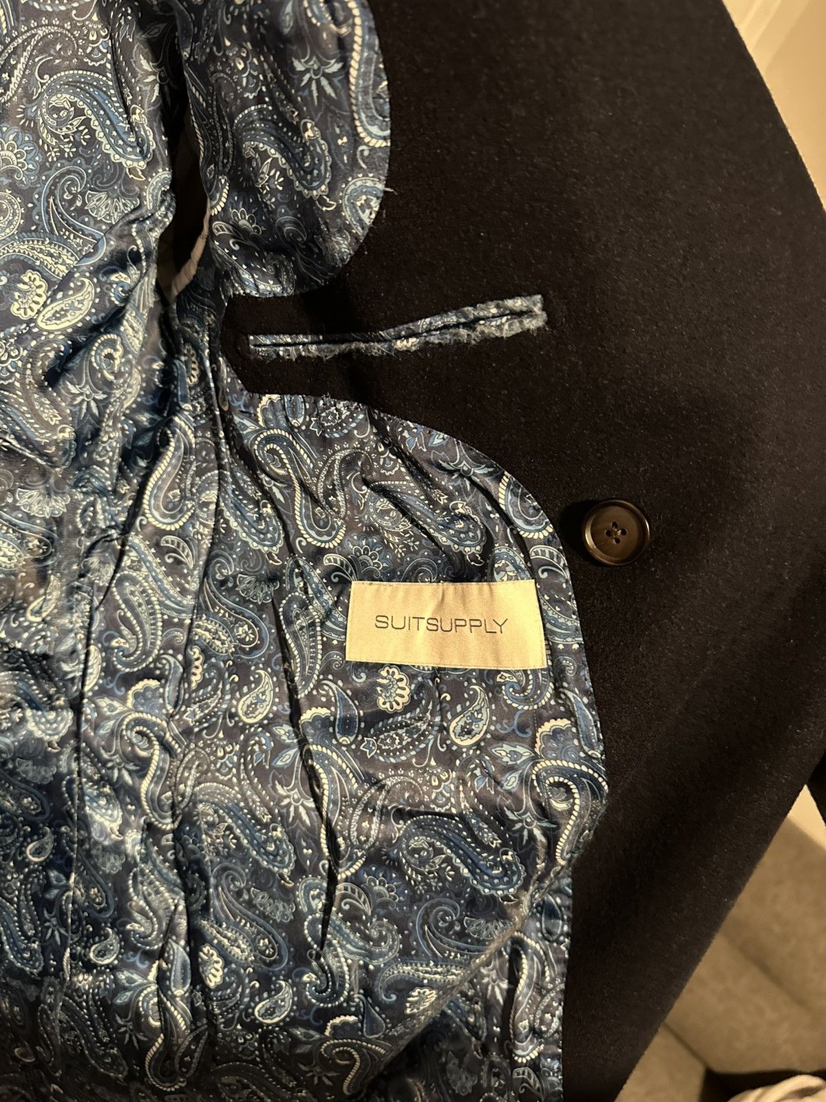 Suitsupply SuitSupply “Bleecker” Double-Breasted Wool Blazer – Navy Size US S / EU 44-46 / 1 - 2 Thumbnail