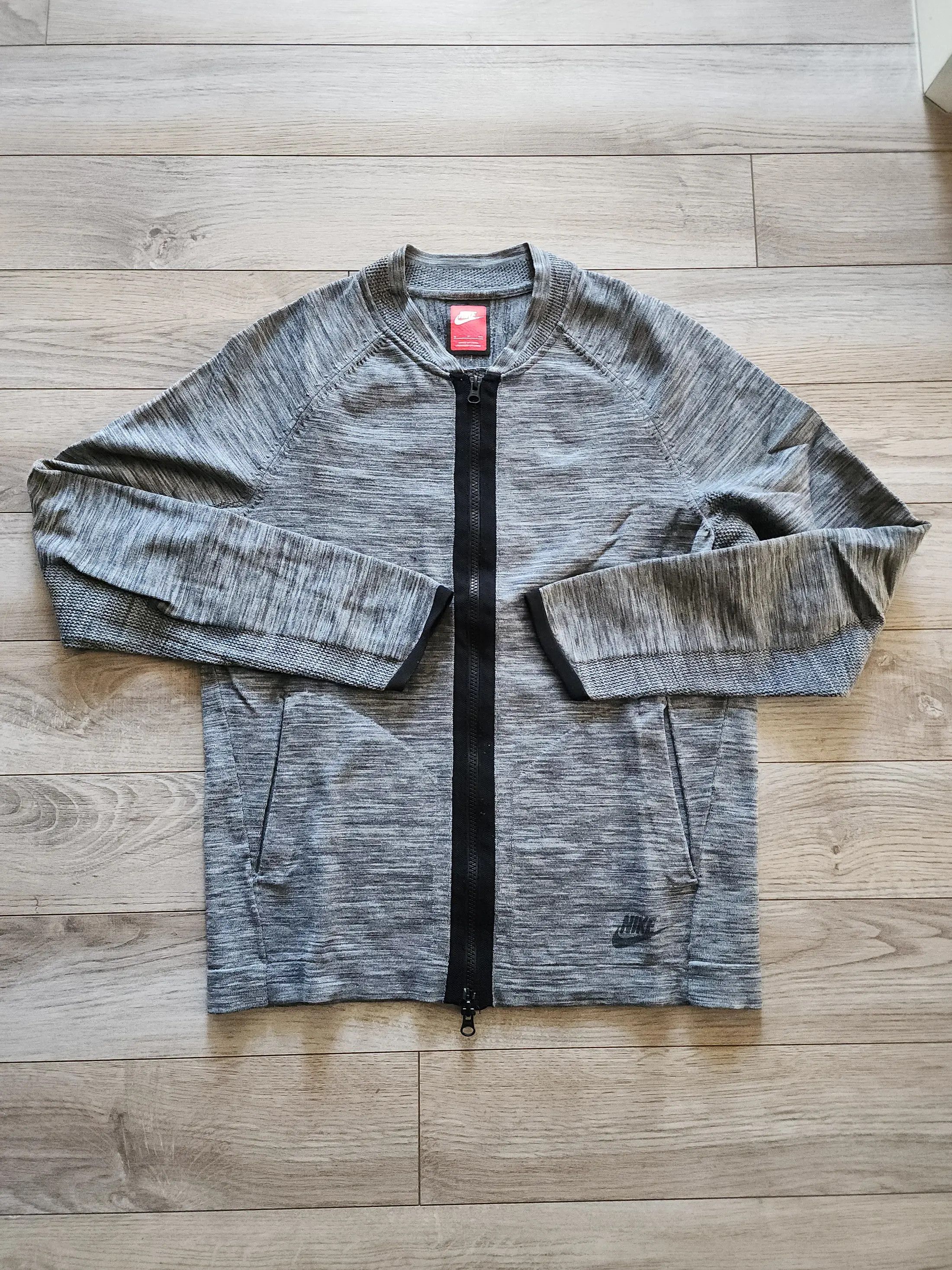 Nike Nike Tech Knit Zip Up Raglan Sweater Size US S / EU 44-46 / 1 - 1 Thumbnail