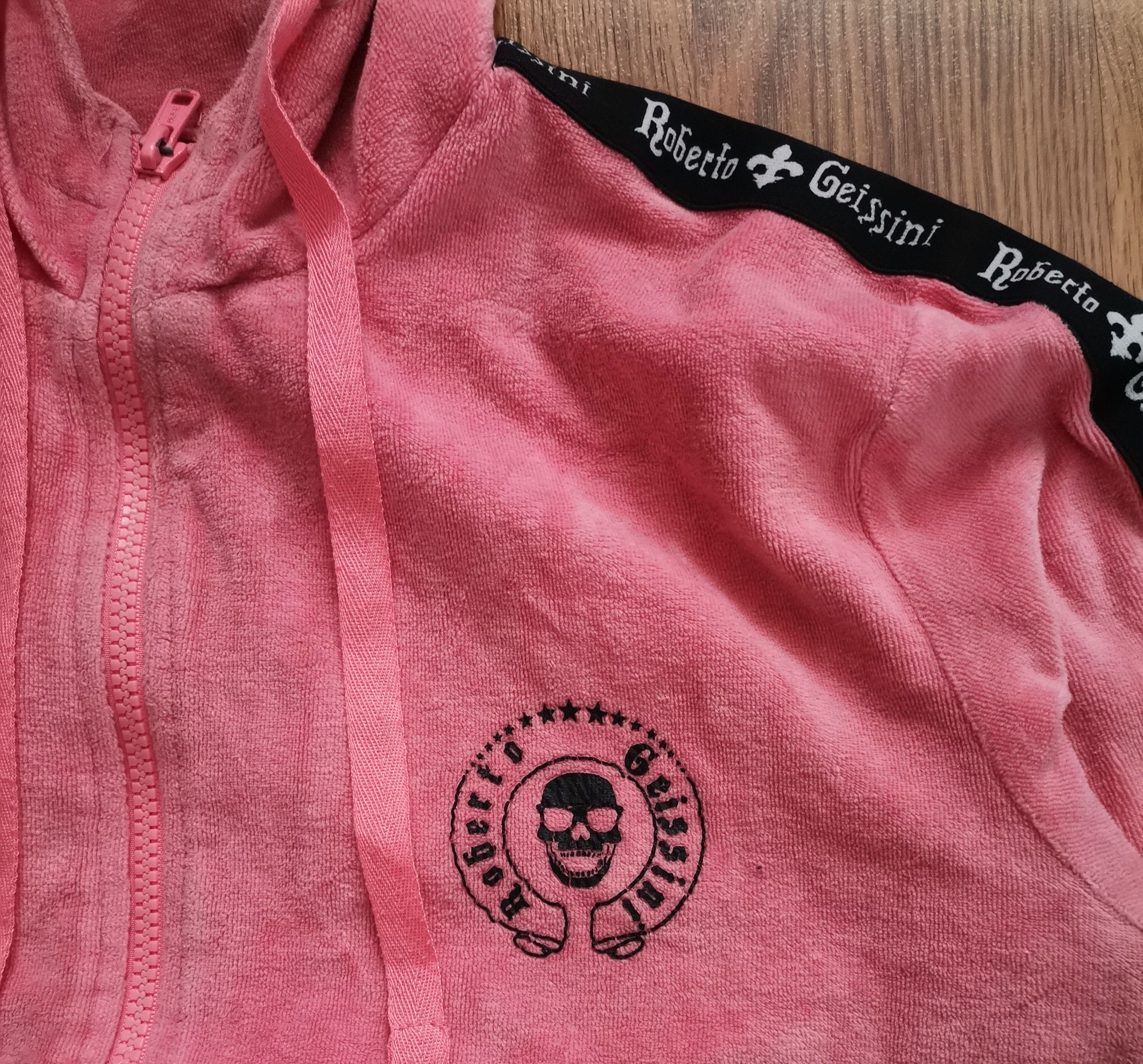 Affliction Roberto Geissini Women's Zip Up Velvet Hoodie Size M / US 6-8 / IT 42-44 - 2 Thumbnail