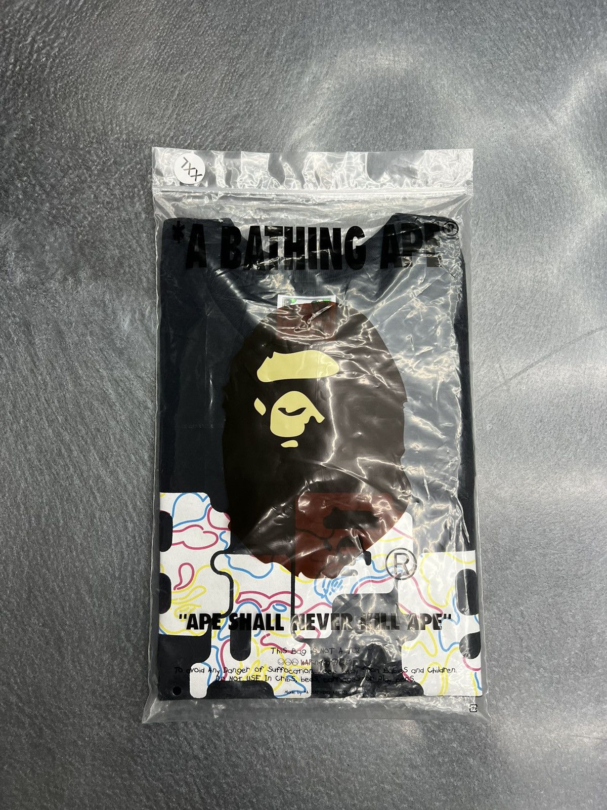 Bape Bape Neon Camo T-Shirt Size US XXL / EU 58 / 5 - 6 Thumbnail