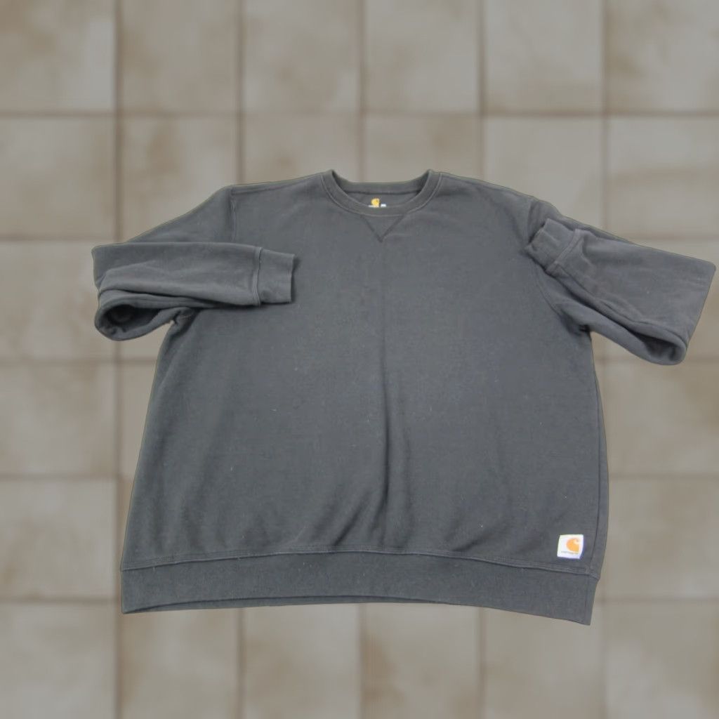 Carhartt Carhartt Sweatshirt Mens 2XL Black Original Fit Fleece Pullover Adult Work Logo Size US XXL / EU 58 / 5 - 1 Thumbnail