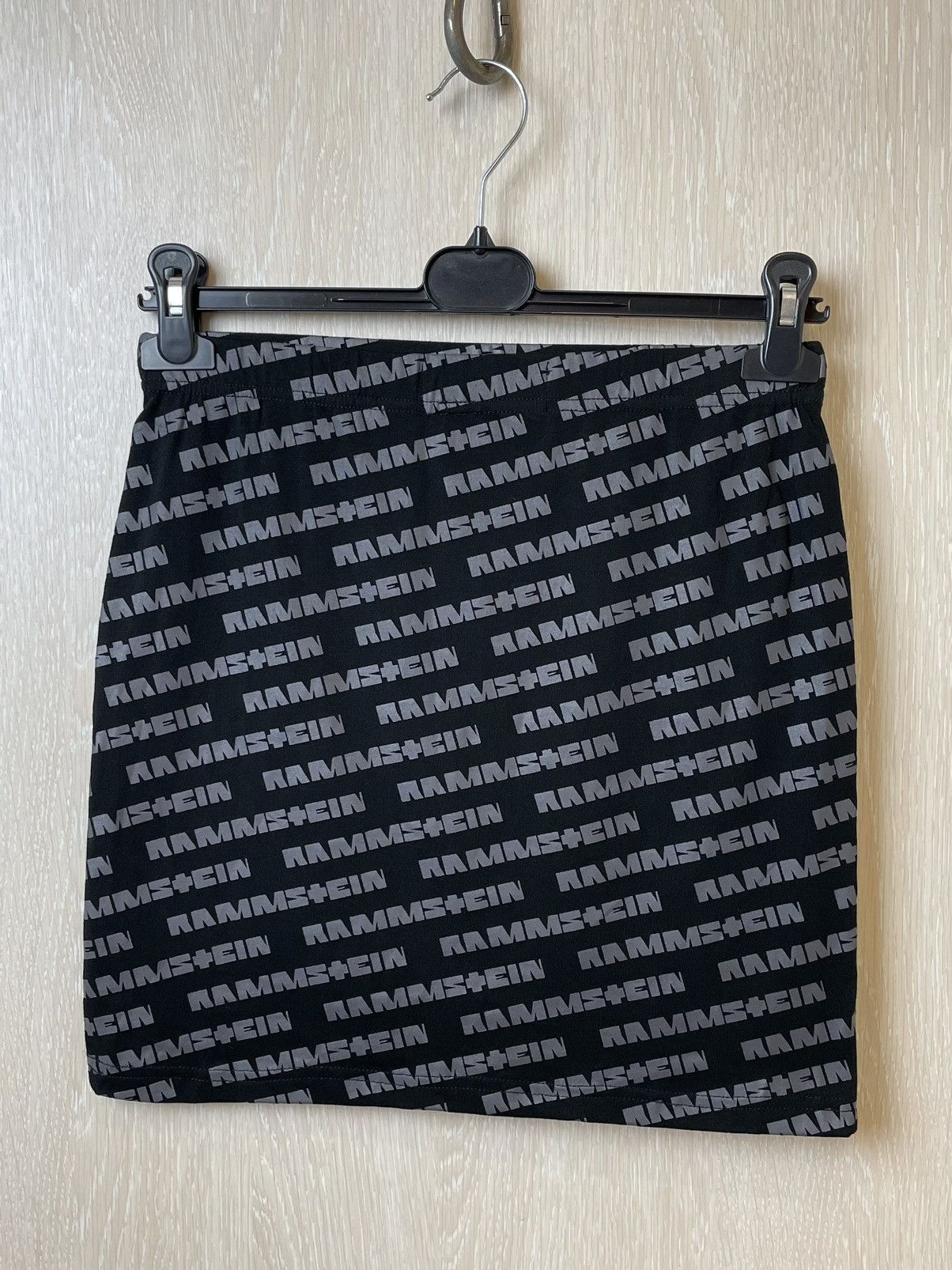 Band Tees × Vintage RAMMSTEIN TUBE SKIRT SIZE S Size 29" - 1 Thumbnail