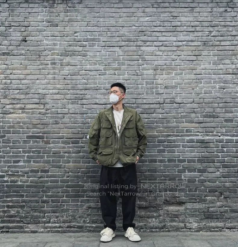 Wtaps Wtaps Green Multi-pocket Eight-pocket Jacket Size US S / EU 44-46 / 1 - 5 Thumbnail