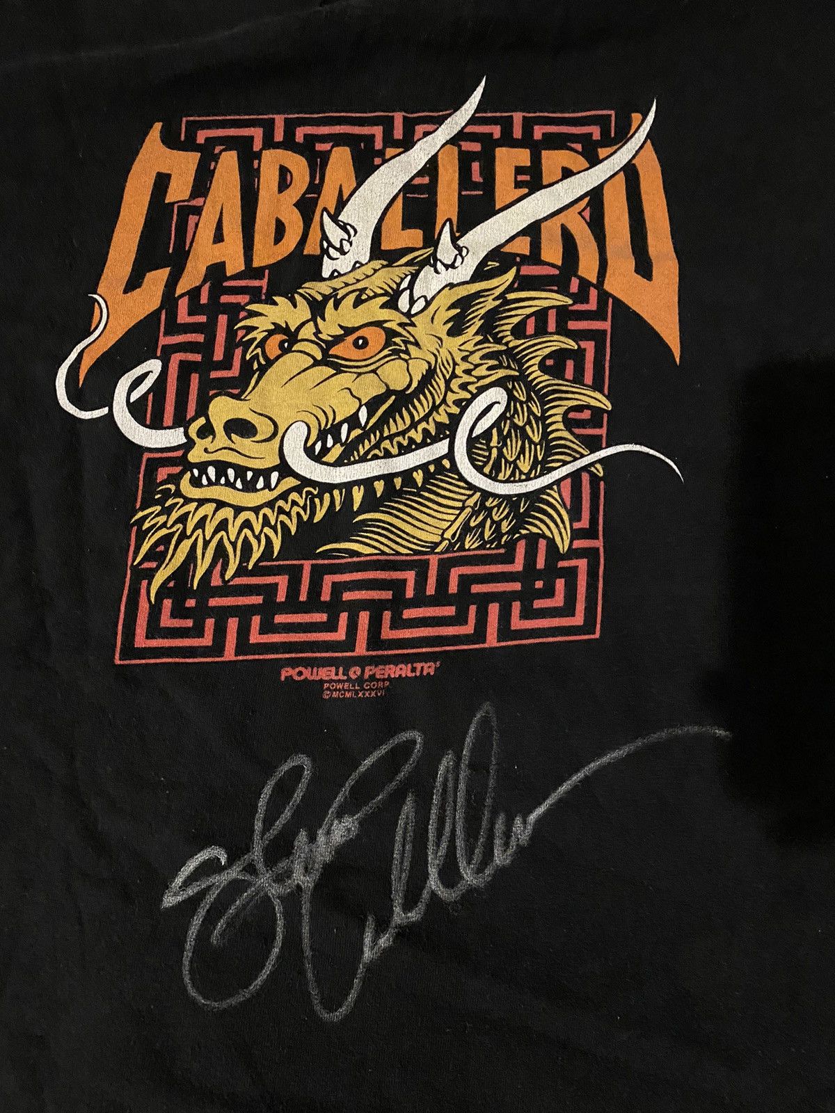 Powell Peralta × Vans Vintage Steve Caballero signed t-shirt Powell Peralta Size US L / EU 52-54 / 3 - 2 Thumbnail