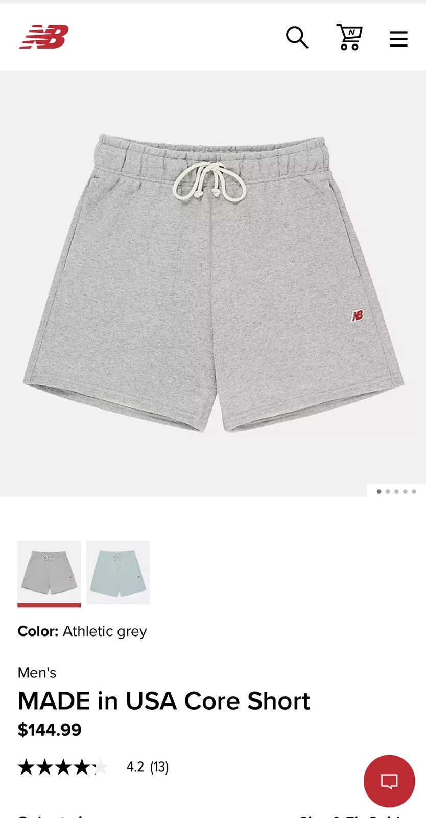 New Balance New balance made shorts Size US 32 / EU 48 - 1 Thumbnail
