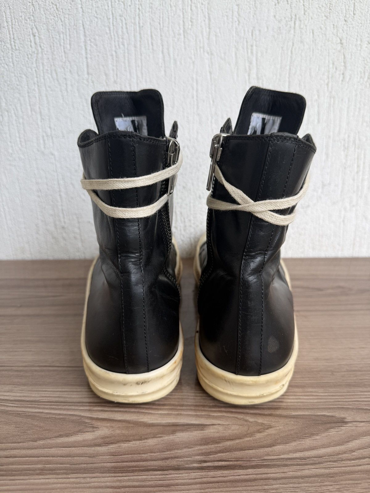 Rick Owens 🔥Rare w16 mainline ramones Size US 10.5 / EU 43-44 - 18 Thumbnail