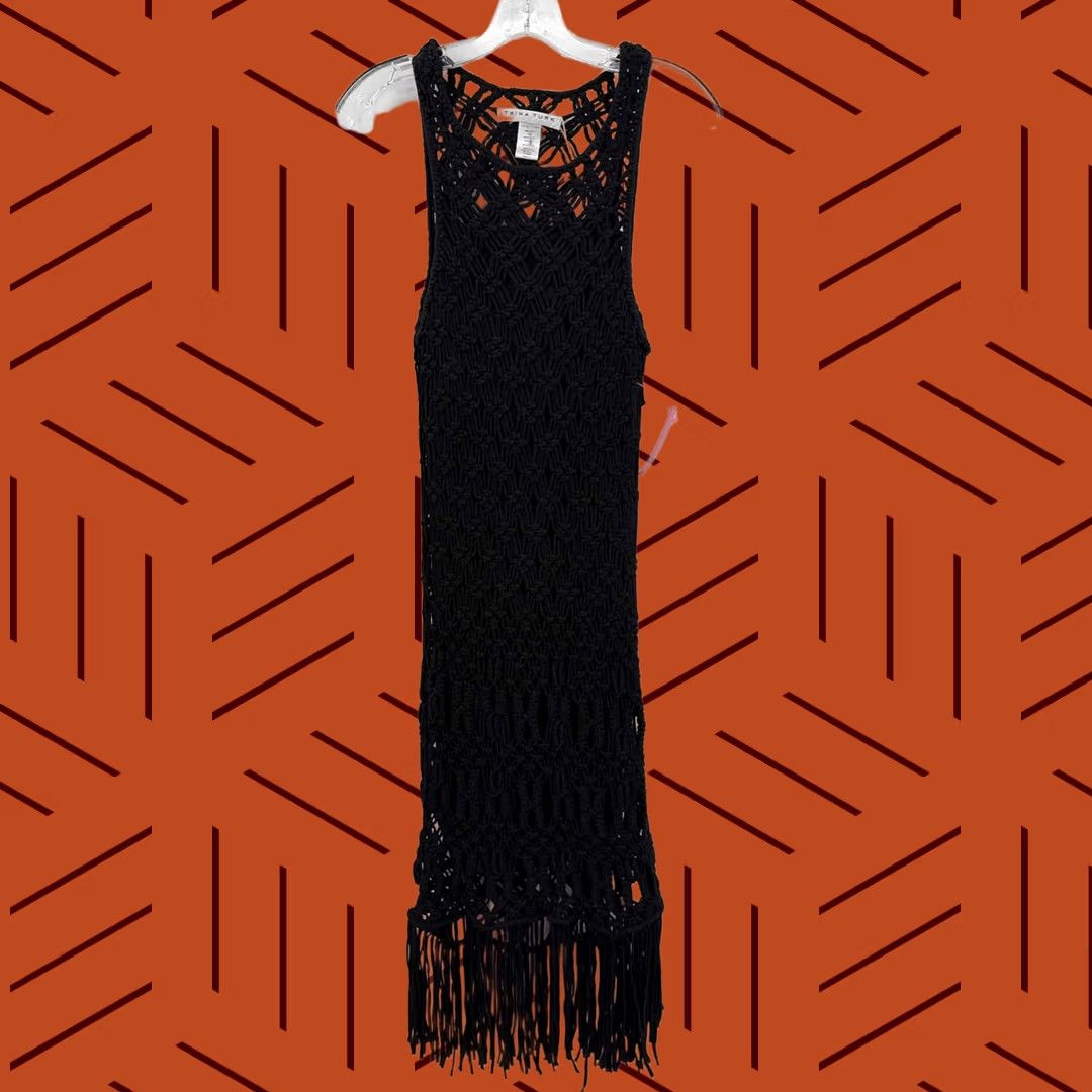 Trina Turk Trina Turk Black Maxi Sleeveless Dress Large Size L / US 10 / IT 46 - 1 Thumbnail