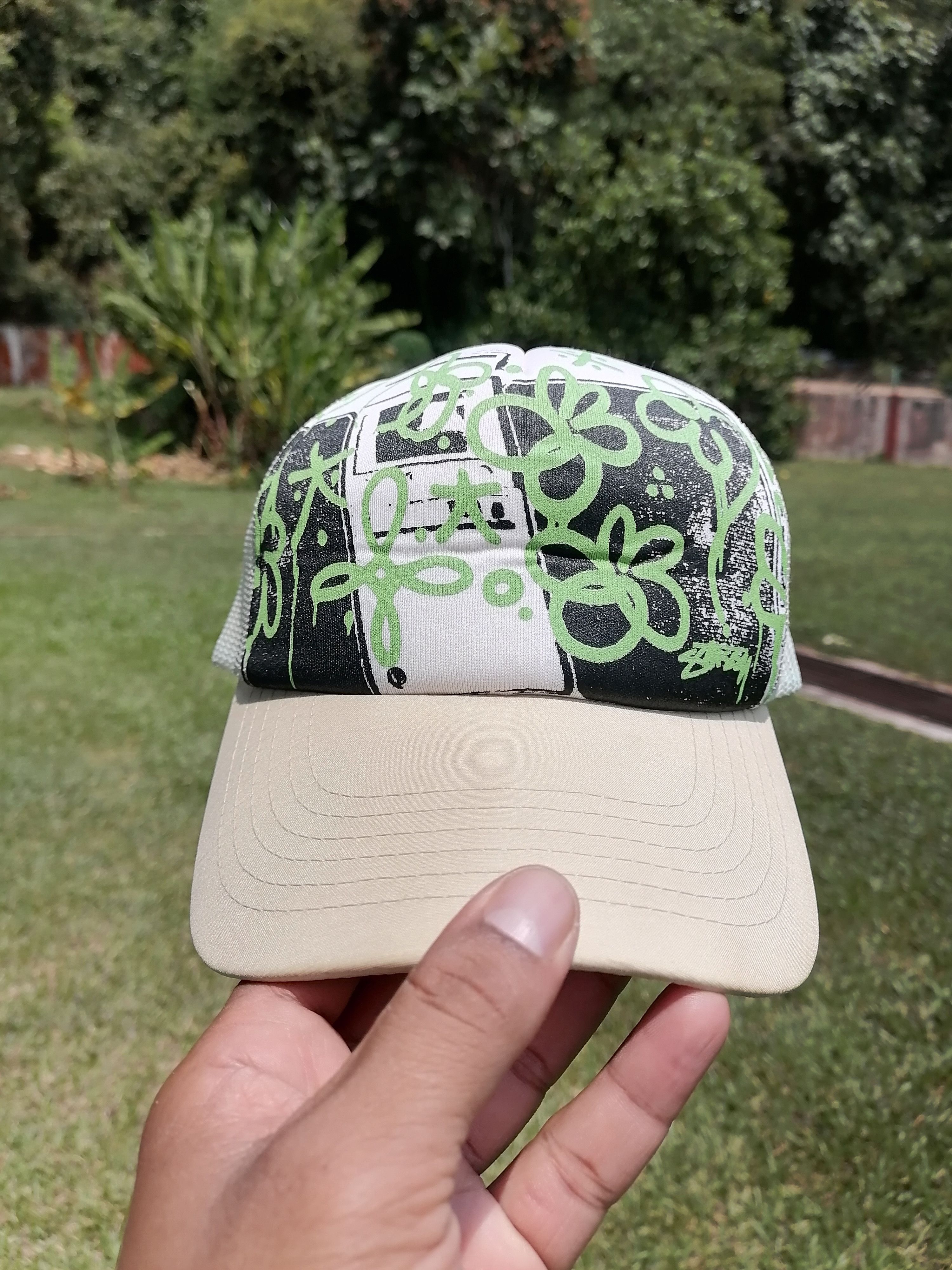 Stussy × Vintage Vintage 90s Stussy Trucker Snapback Cap Size ONE SIZE - 2 Thumbnail