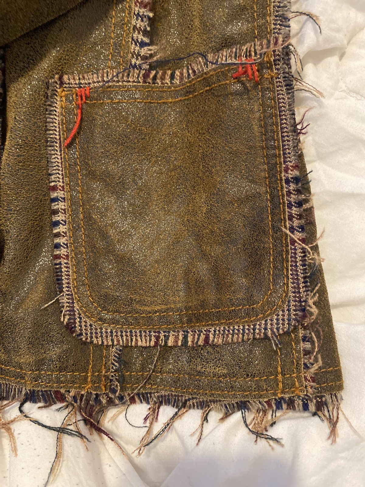 Vintage RAW one of one VINTAGE Cyber PUNK STYLE JACKET Size S / US 4 / IT 40 - 7 Thumbnail
