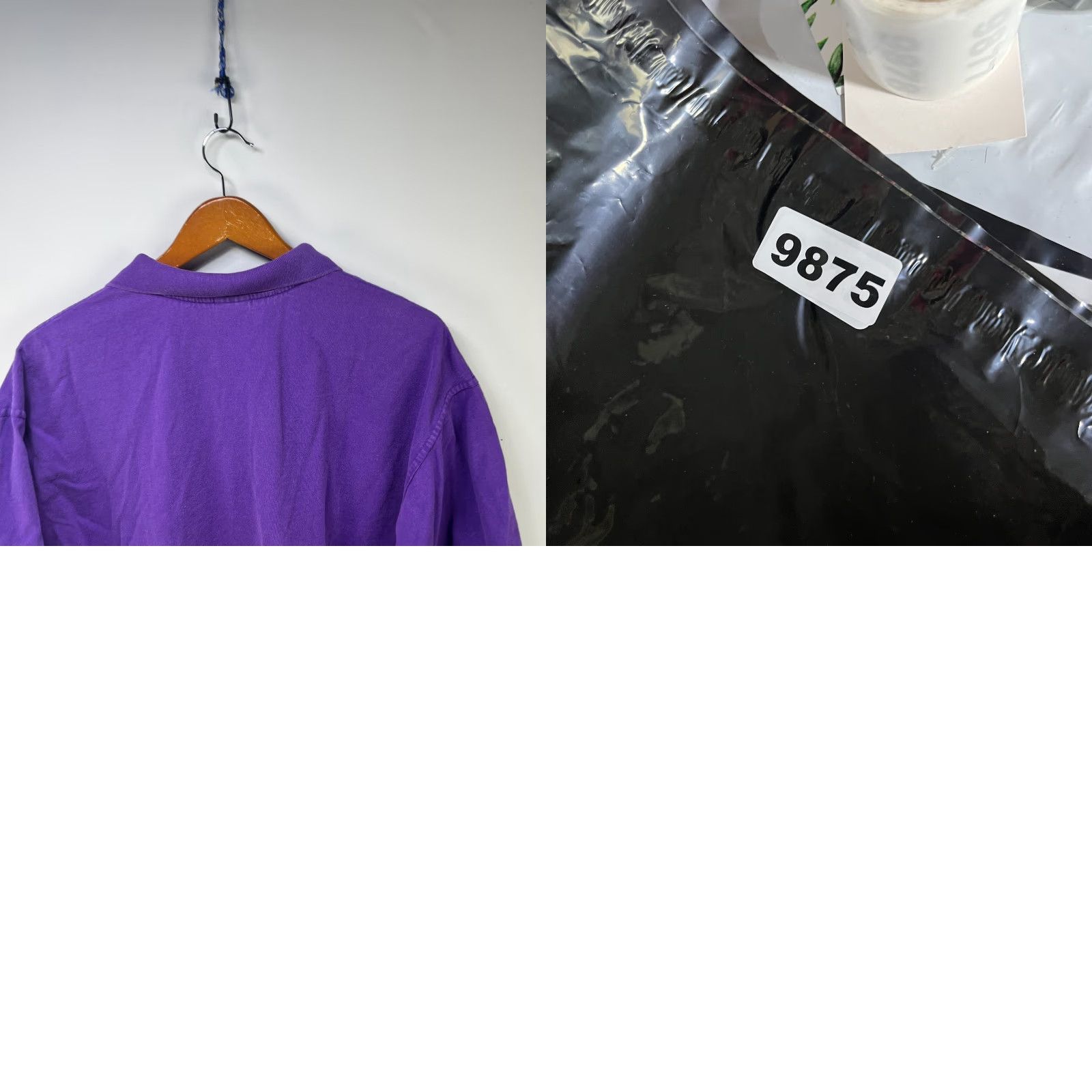 Nike VINTAGE Nike Golf Polo Shirt XL Purple 90s Swoosh Cotton Knit Mens Size US XL / EU 56 / 4 - 8 Thumbnail