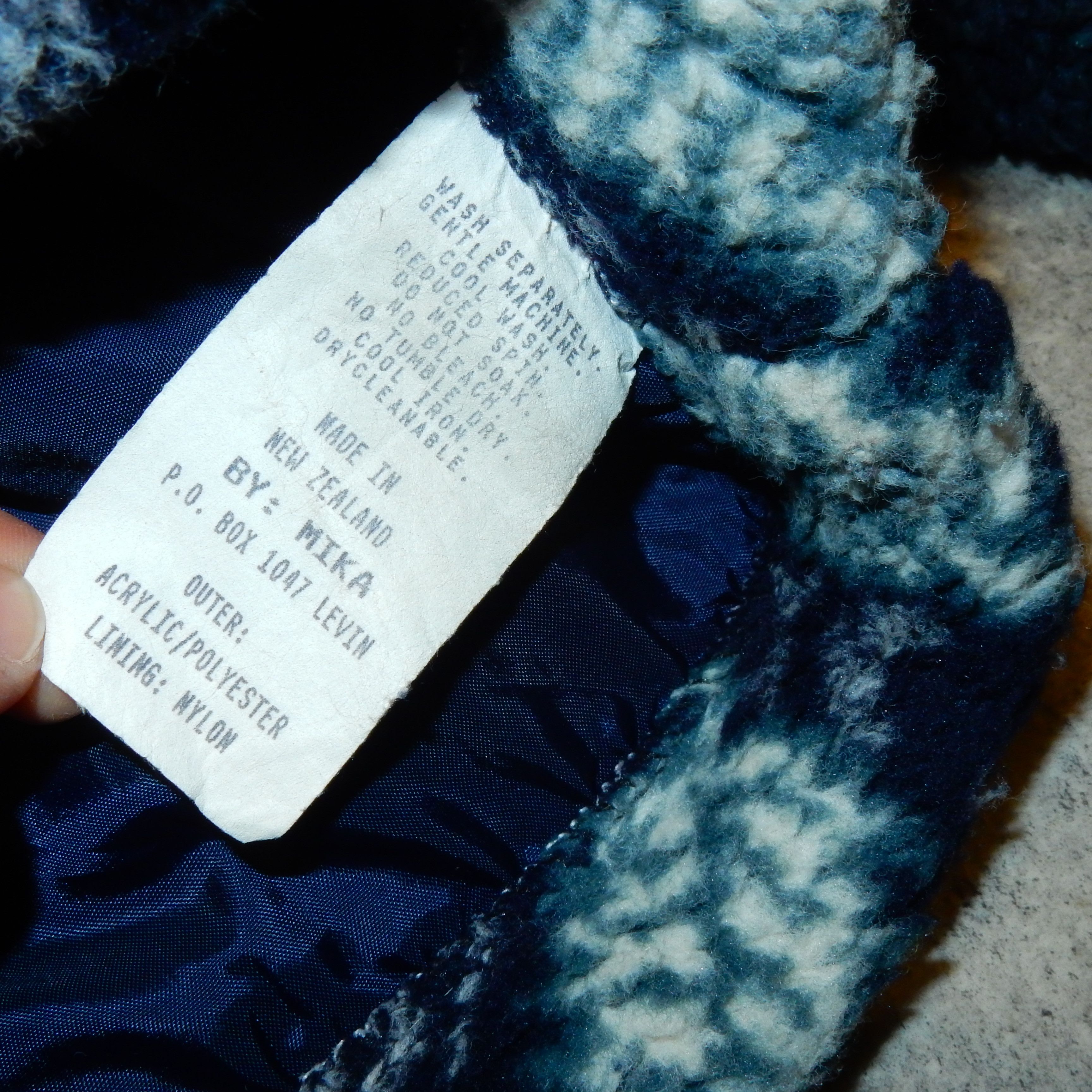 Vintage Mika new zeland crazy boxy fleece - S Size US S / EU 44-46 / 1 - 6 Thumbnail