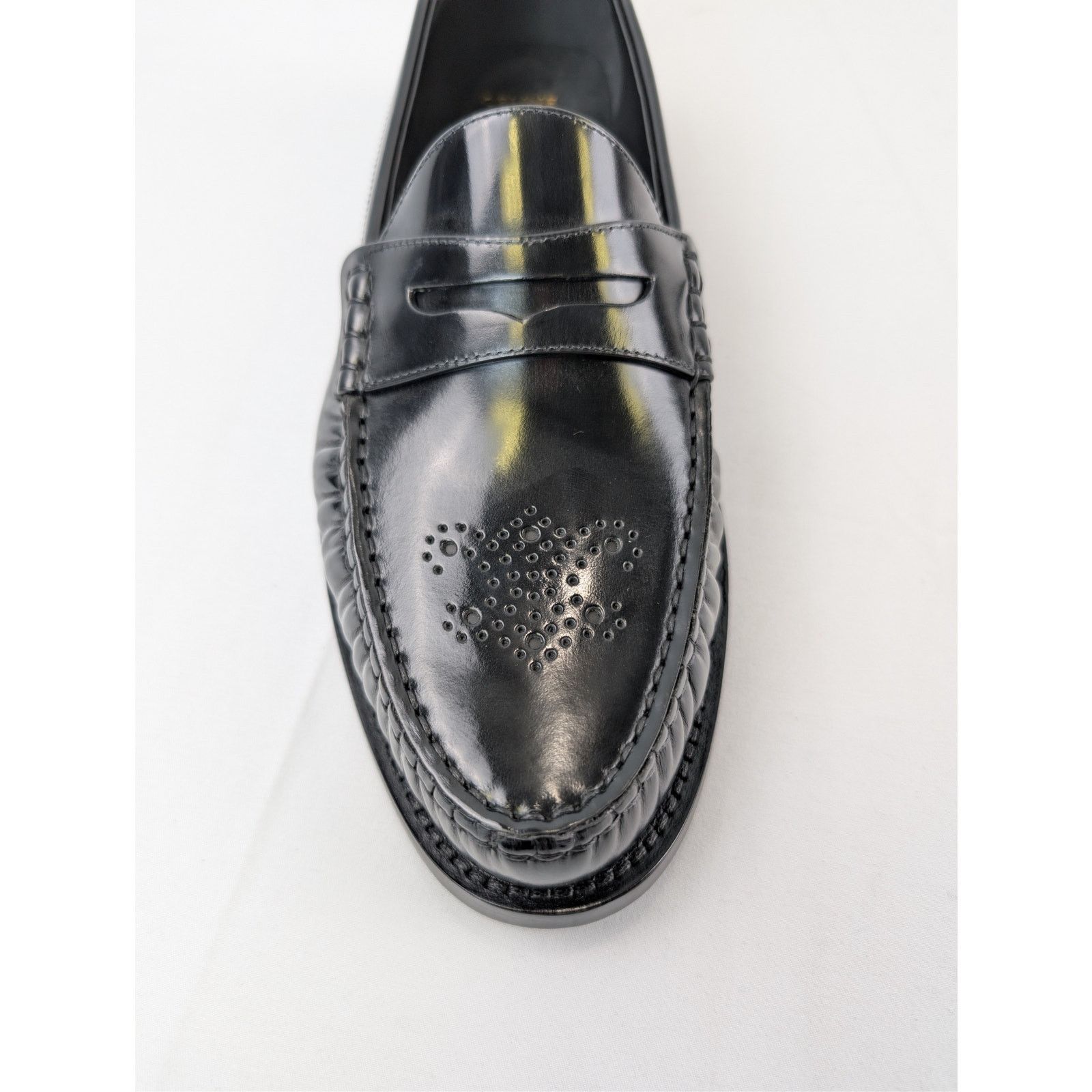 Celine o1rshd1 Vivienne Loafers in Polished Boil Shoe Boots Black Size US 12 / EU 45 - 15 Thumbnail