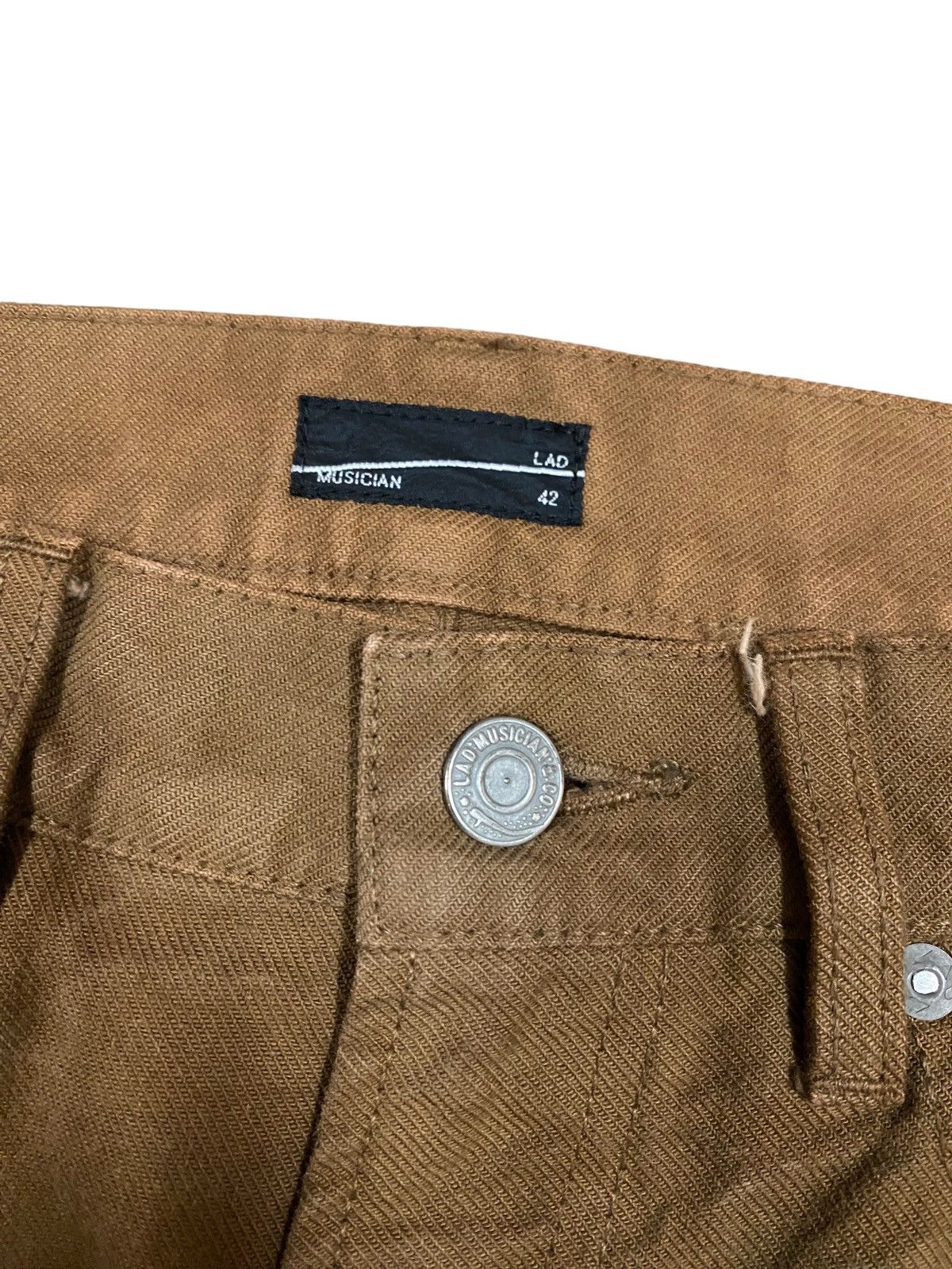 Lad Musician Lad Musician Brown Straight Cup Jeans Made In Japan Size US 32 / EU 48 - 10 Thumbnail