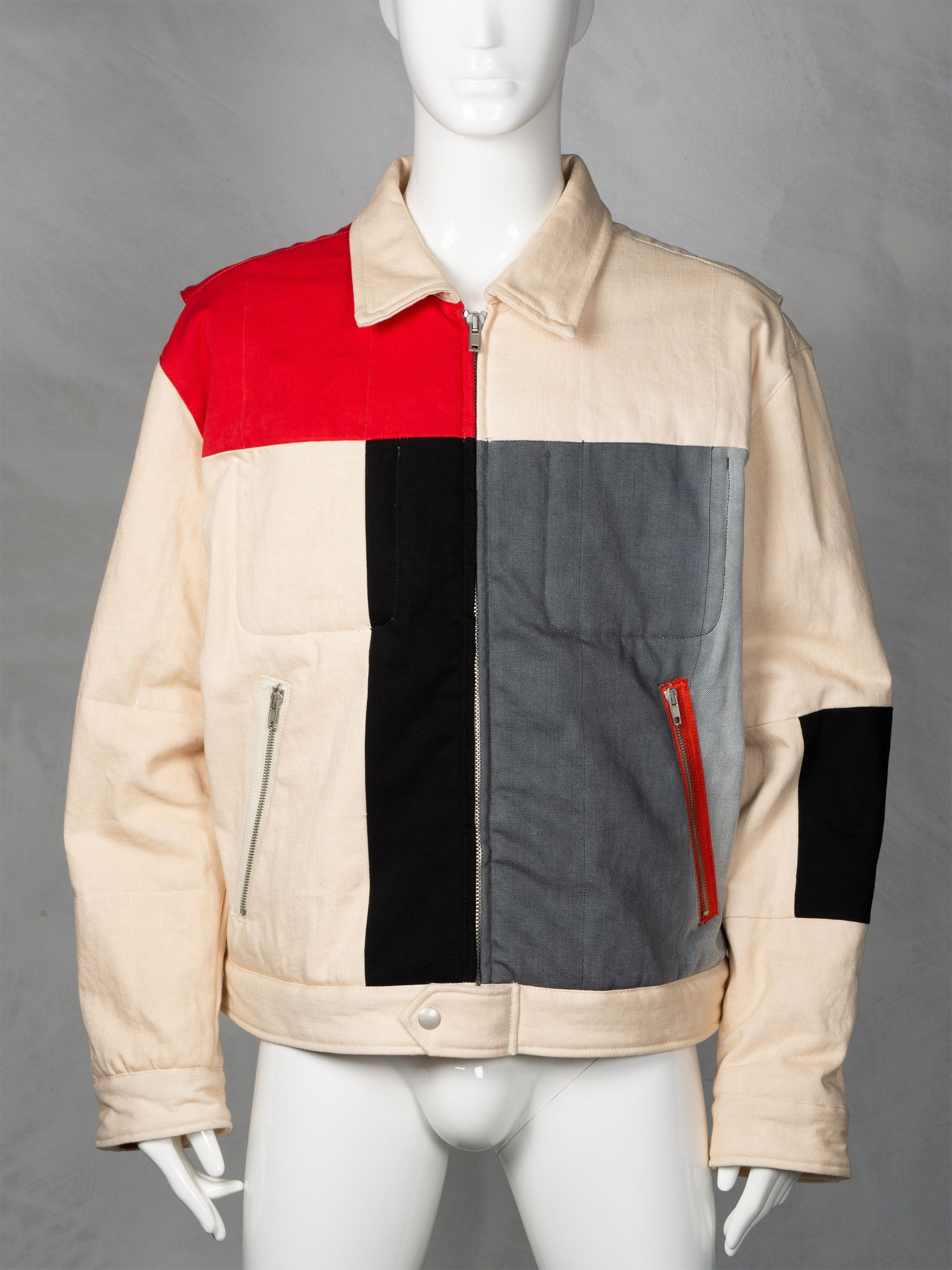 Diesel Red Tag X GR-Uniforma - panelled denim jacket