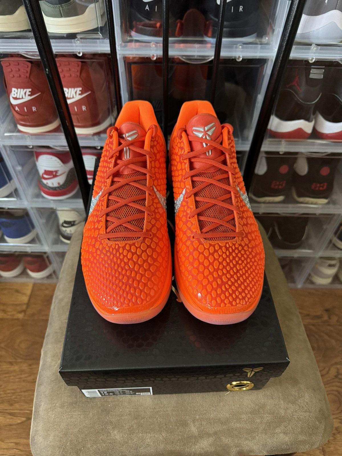 Nike Nike Kobe 6 Protro Total Orange WNBA SIZE 12 DS QS BRAND NEW Size US 12 / EU 45 - 3 Thumbnail