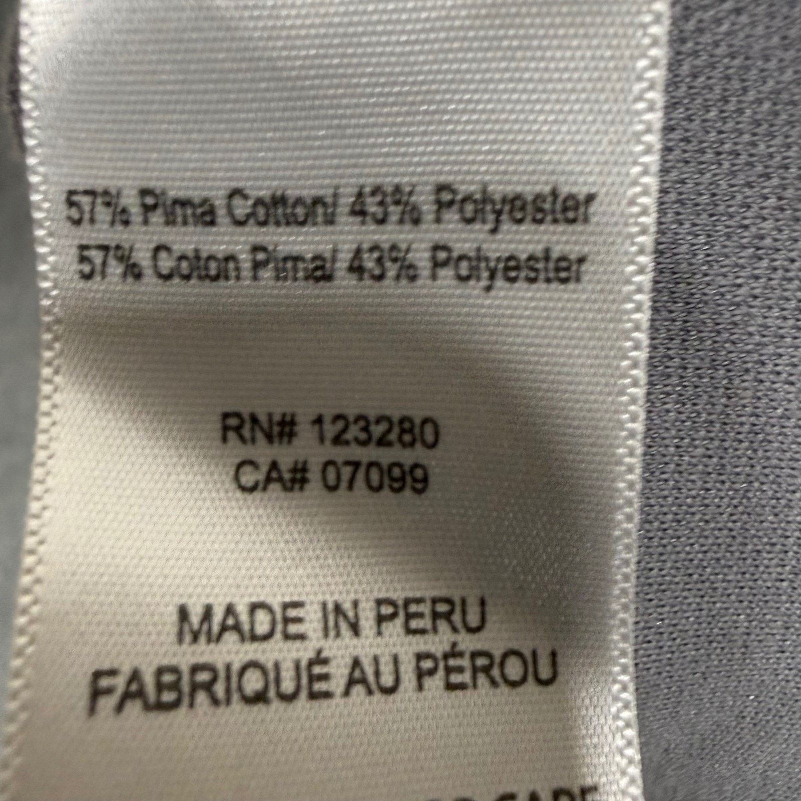 TravisMathew Travis Mathew Golf Polo Shirt Mens M Gray Palm Tree Striped Size US M / EU 48-50 / 2 - 4 Thumbnail