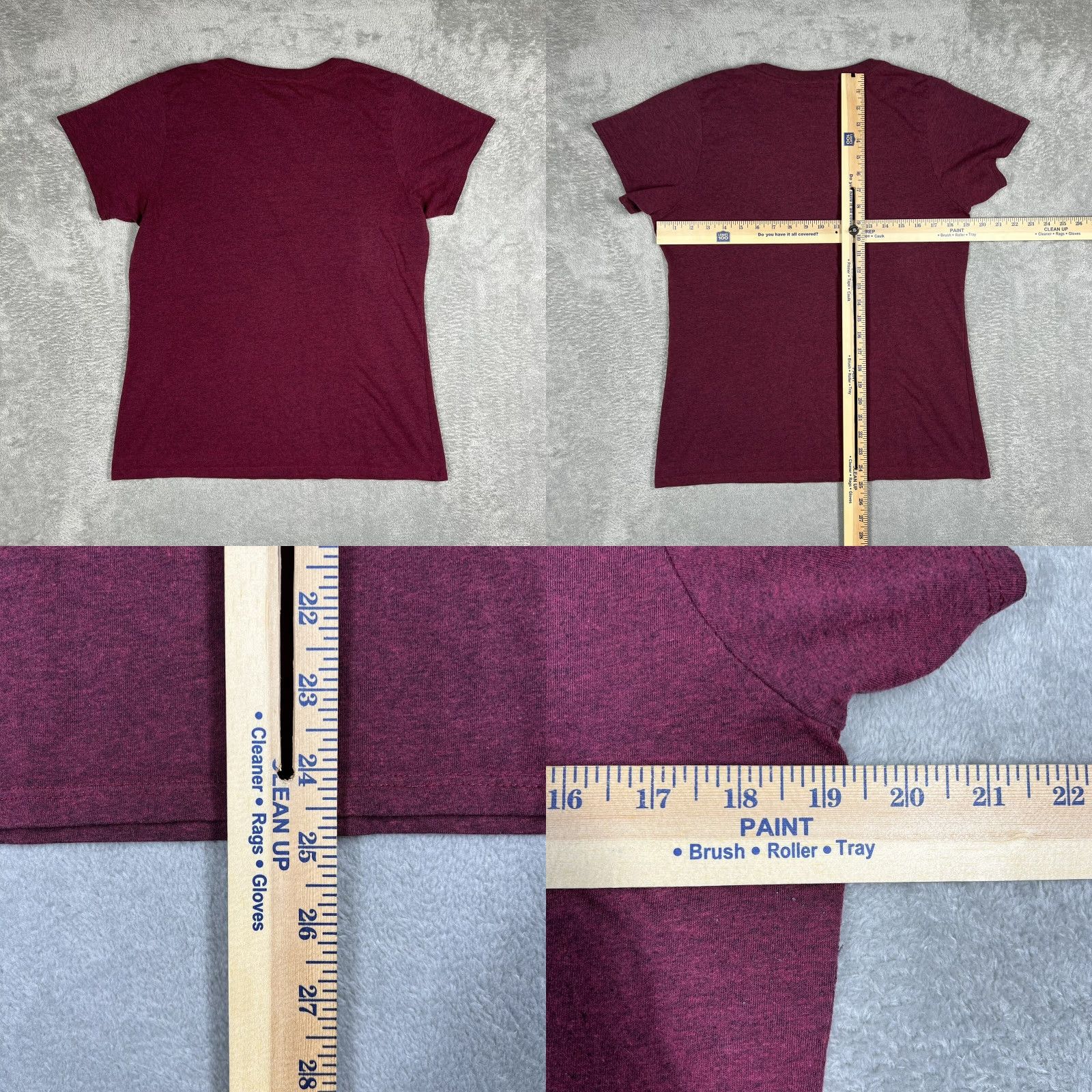 Vintage Harry Potter Tee Shirt Womens XL Maroon Mischief Managed Short Sleeve V Neck Top Size XL / US 12-14 / IT 48-50 - 8 Thumbnail