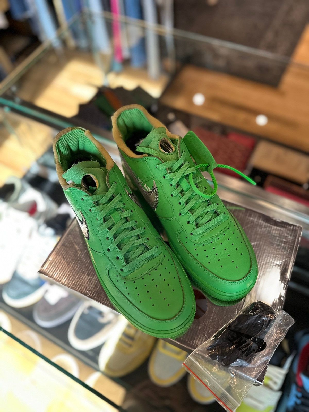 Nike × Off-White Air Force 1 Off-White Brooklyn Clean OG Size 10.5 Size US 10.5 / EU 43-44 - 2 Thumbnail