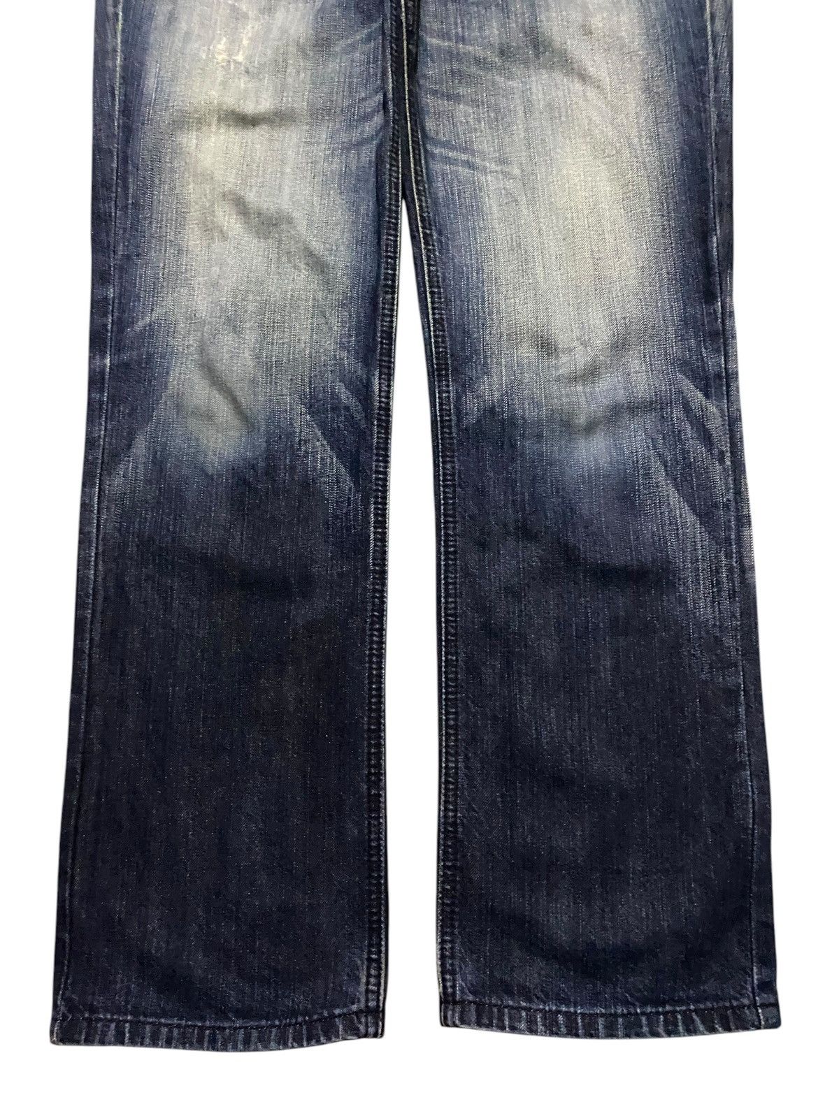 Edwin Vintage Japanese Brand Edwin 422XVS Cross Button Loose Jeans Size US 34 / EU 50 - 5 Thumbnail