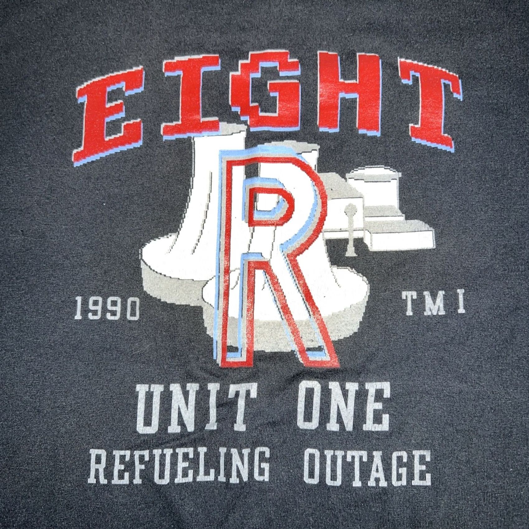 Vintage VINTAGE Best T-Shirt Fight Unit One Black Stars XL USA Men T-Shirt Single Stitch 1990 Shirt Size US XL / EU 56 / 4 - 3 Thumbnail