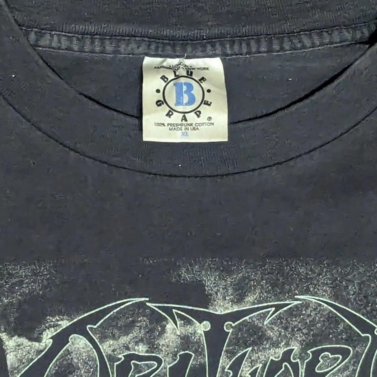 Other Vintage 90s Obituary Back From The Dead XL Blue Grape Size US XL / EU 56 / 4 - 5 Thumbnail