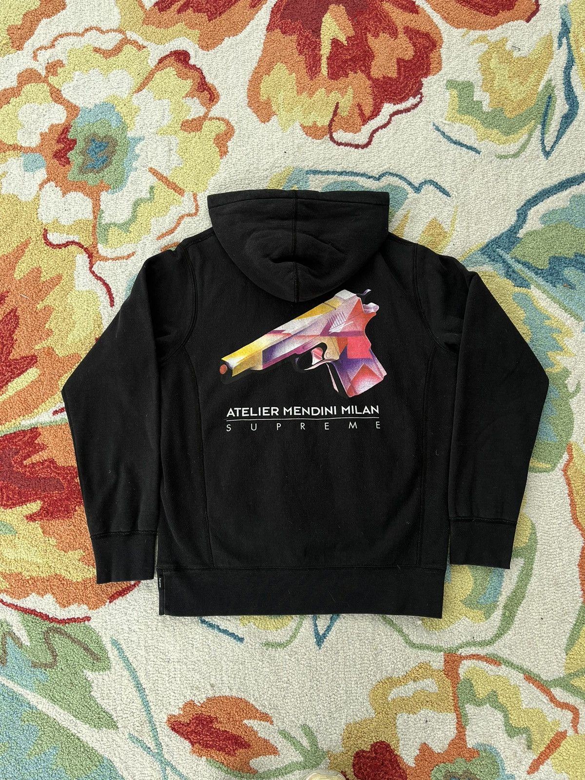 Supreme Supreme Mendini Gun Hoodie SS16 Black | Grailed